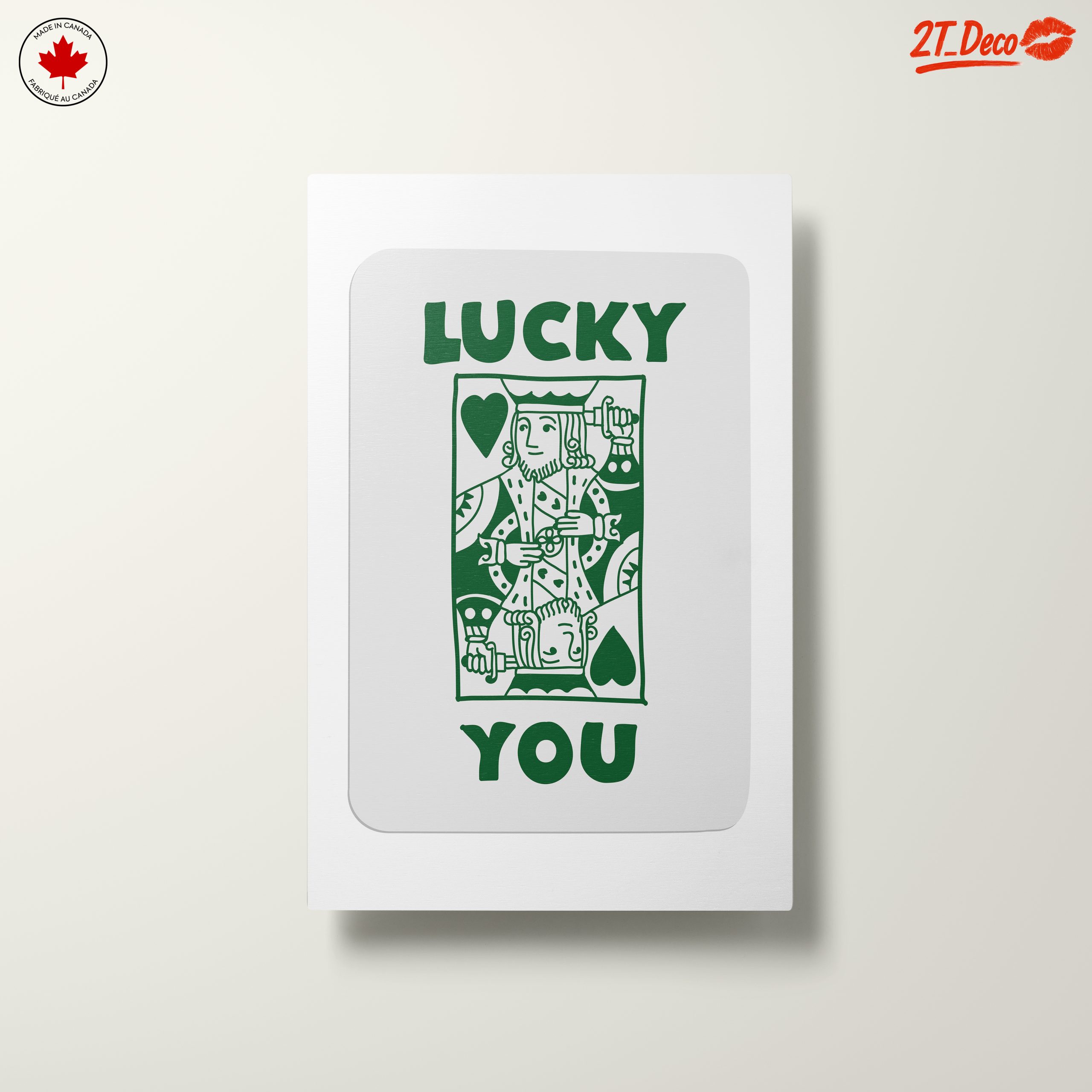 Lucky You Playing Card Art 3 - Image 10