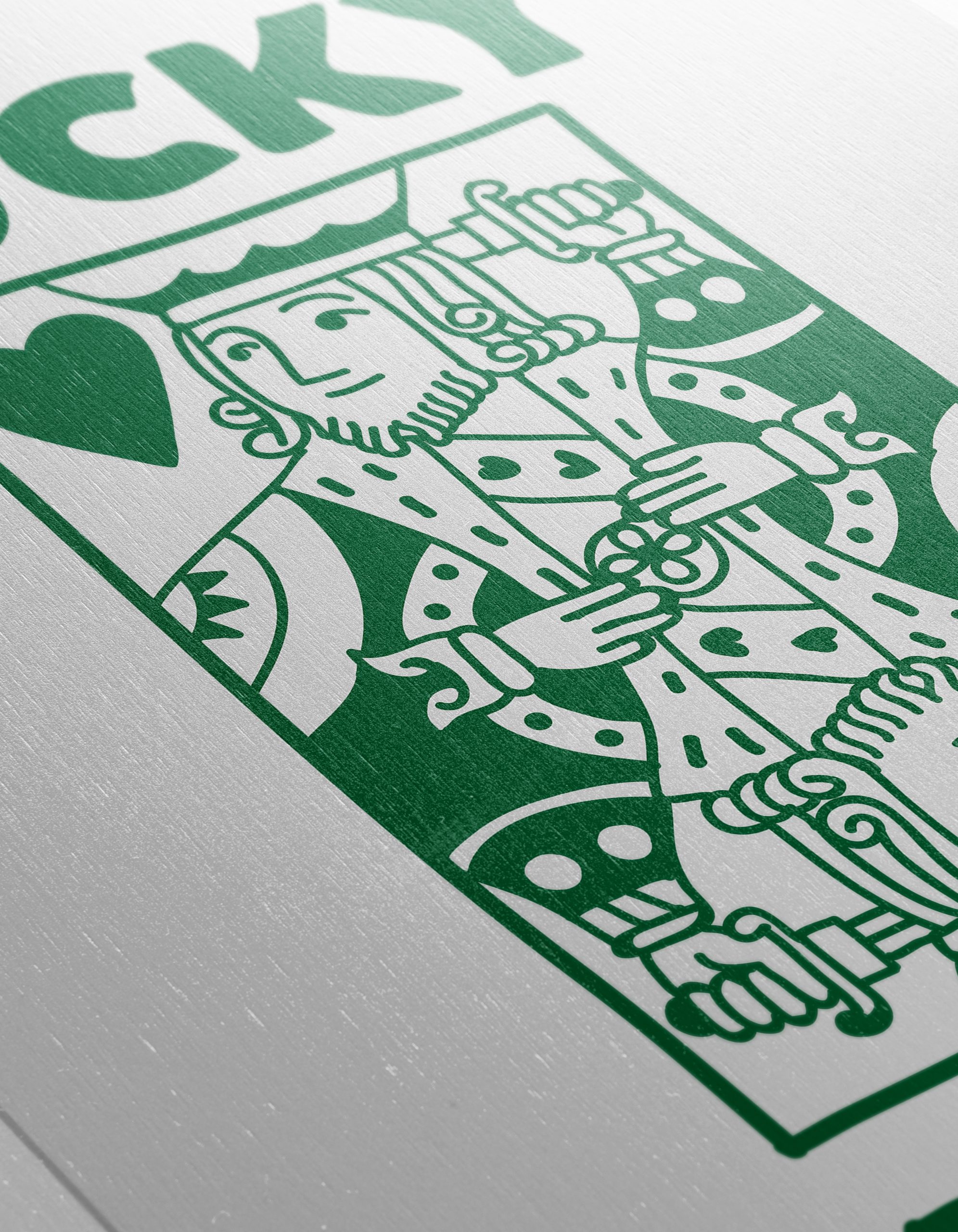 Lucky You Playing Card Art 3 - Image 12