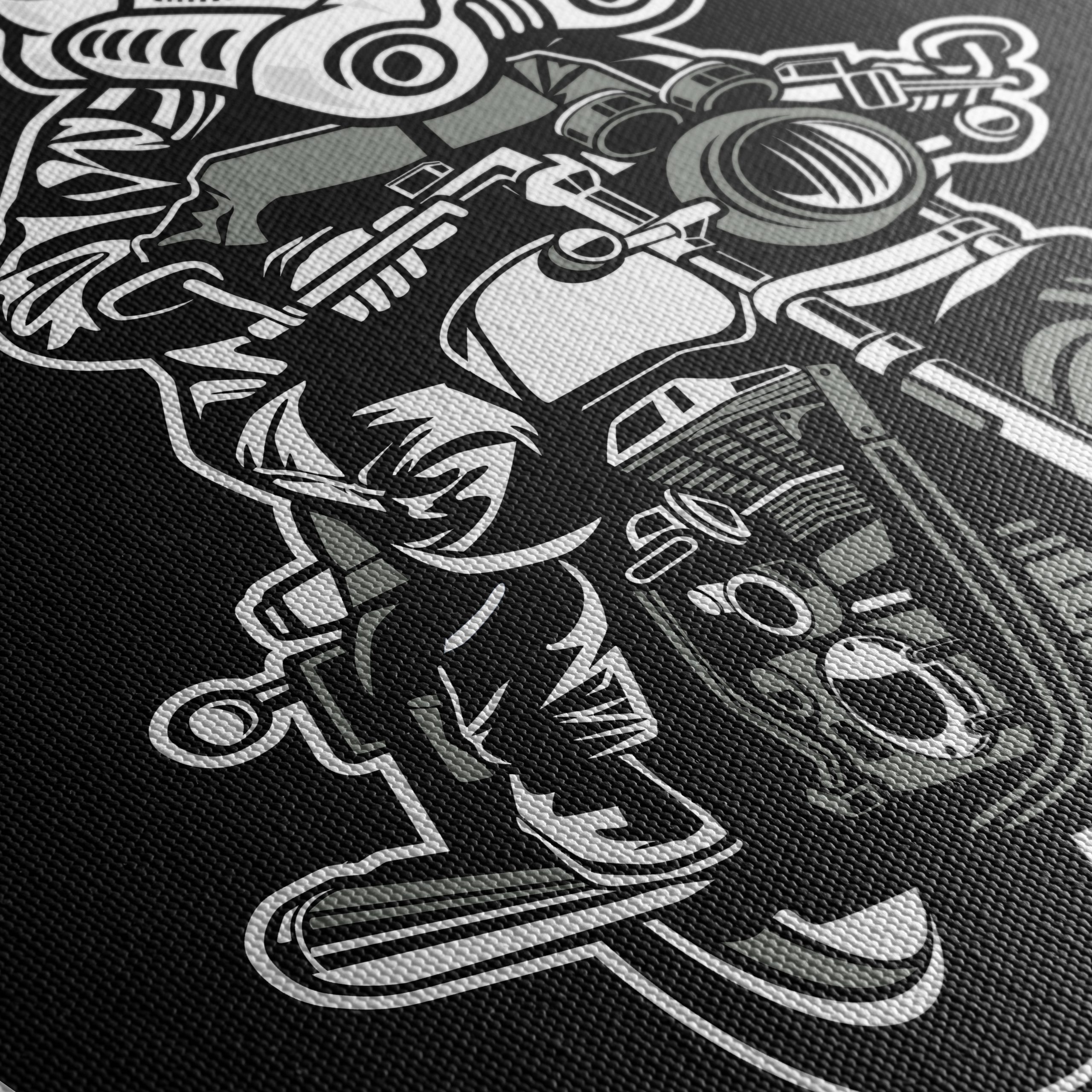Stormtrooper Riding a Motorcycle Artwork - Image 5