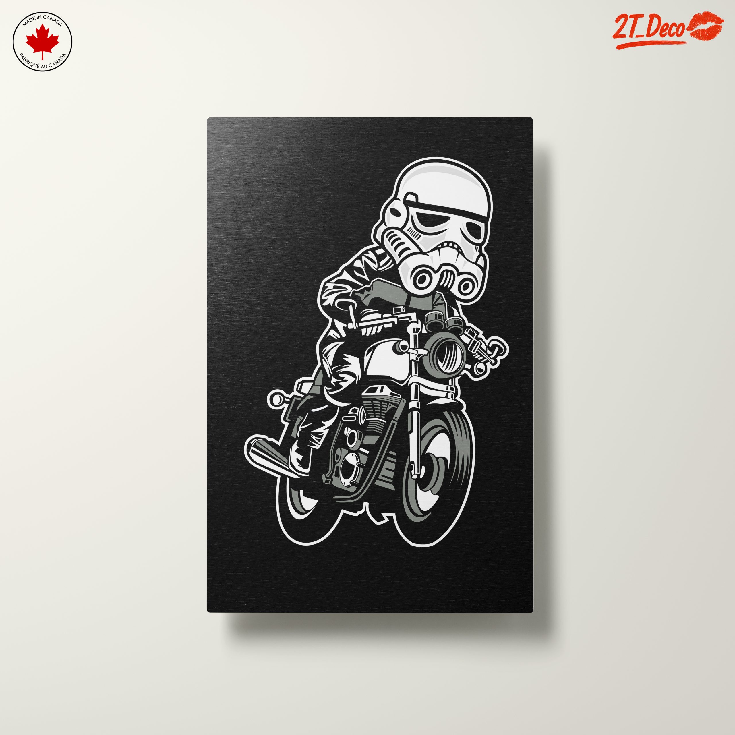Stormtrooper Riding a Motorcycle Artwork - Image 10