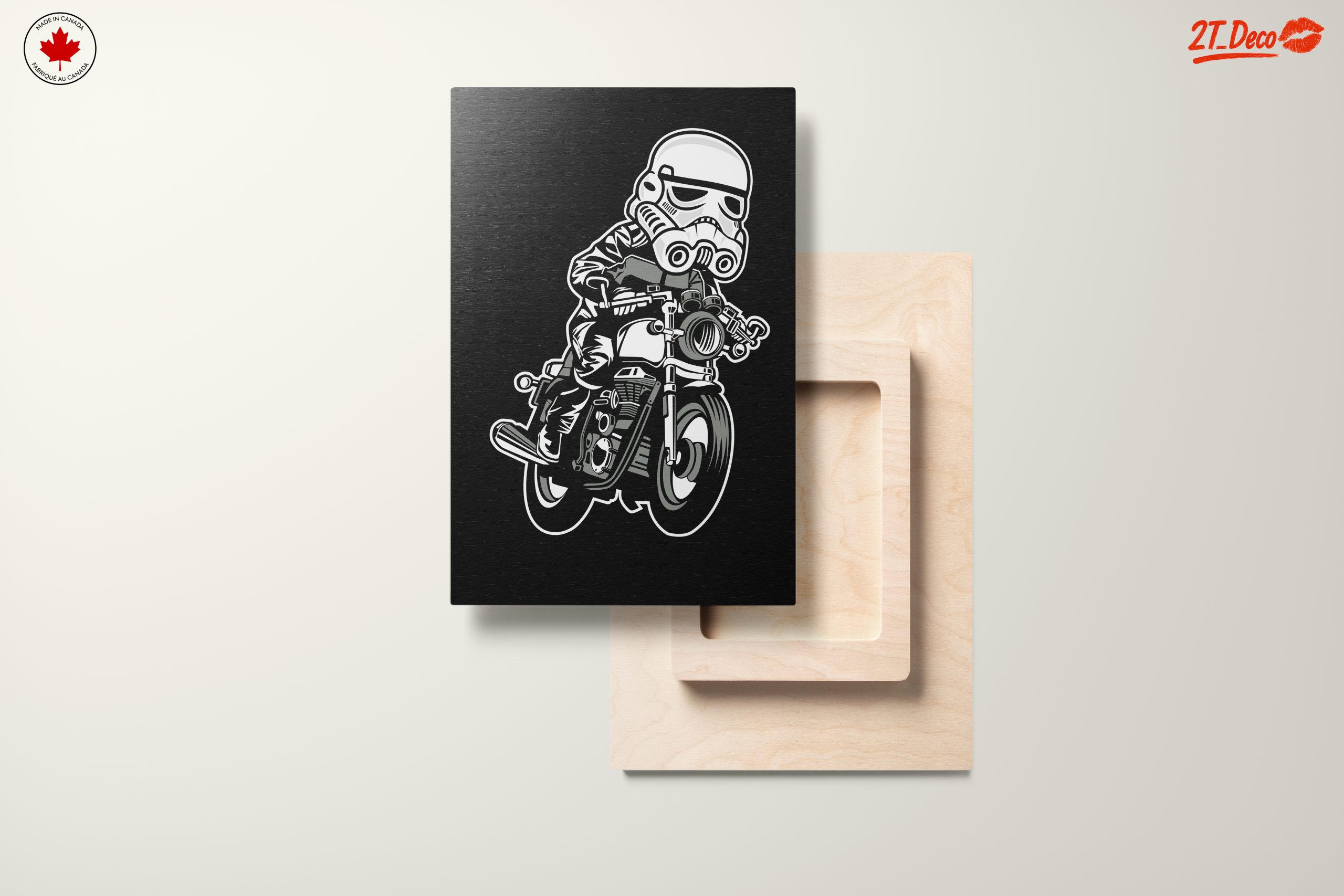 Stormtrooper Riding a Motorcycle Artwork - Image 11