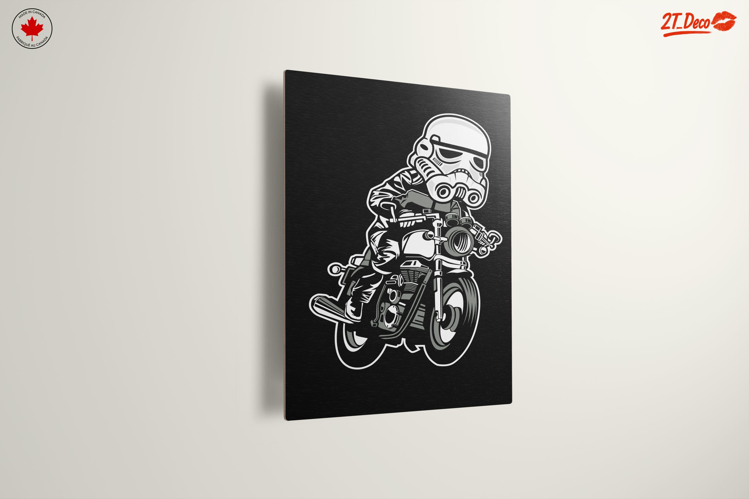 Stormtrooper Riding a Motorcycle Artwork - Image 13