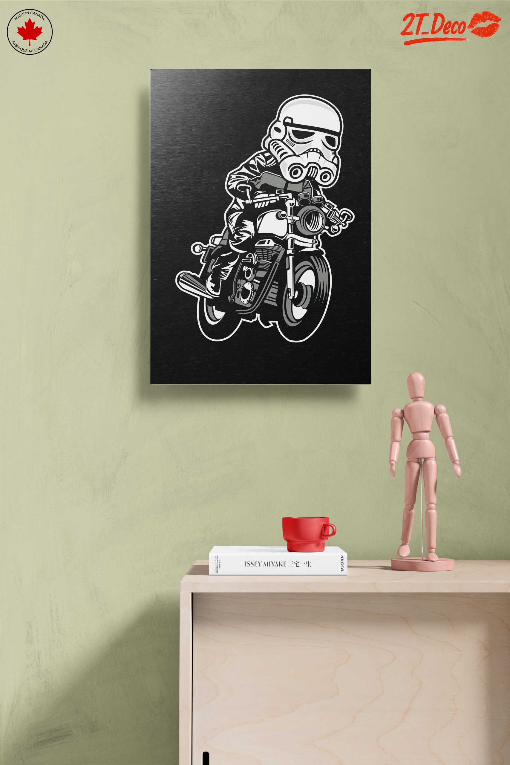 Stormtrooper Riding a Motorcycle Artwork - Image 14