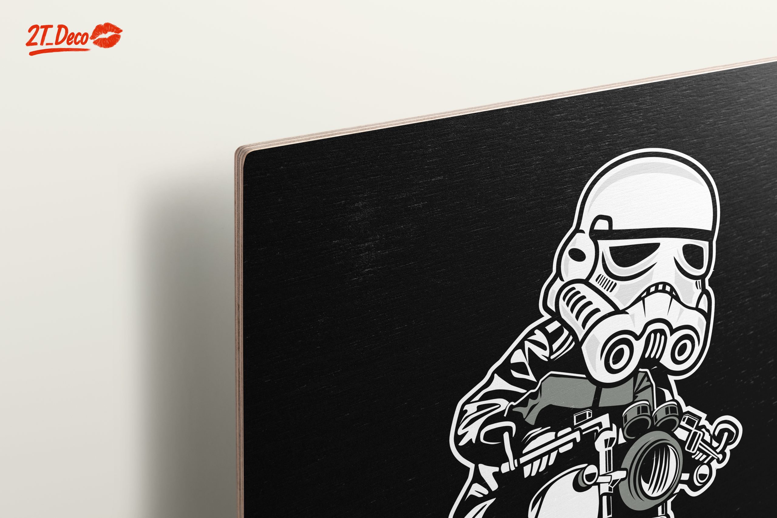 Stormtrooper Riding a Motorcycle Artwork - Image 15