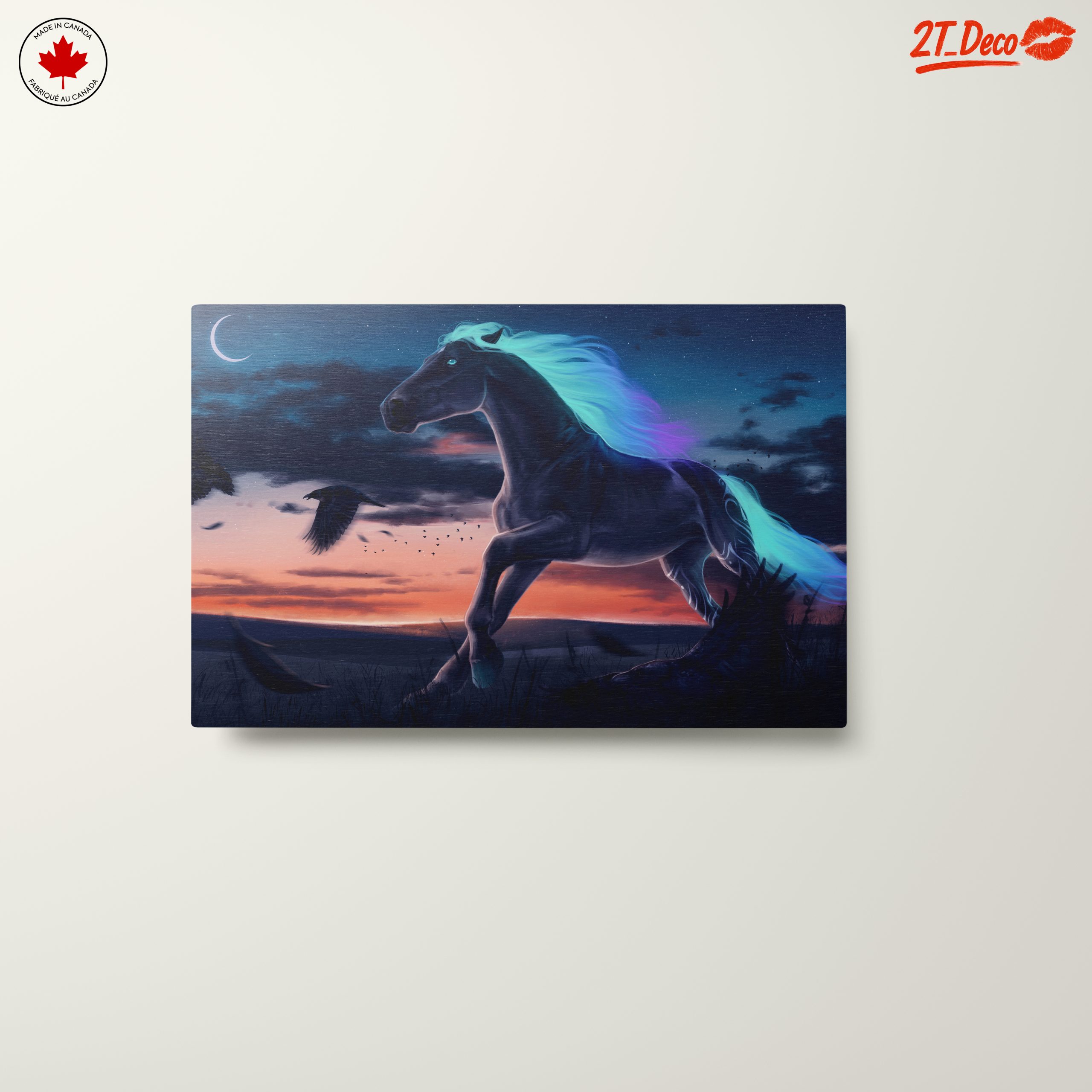 Mystical Horse Running at Dusk - Image 10