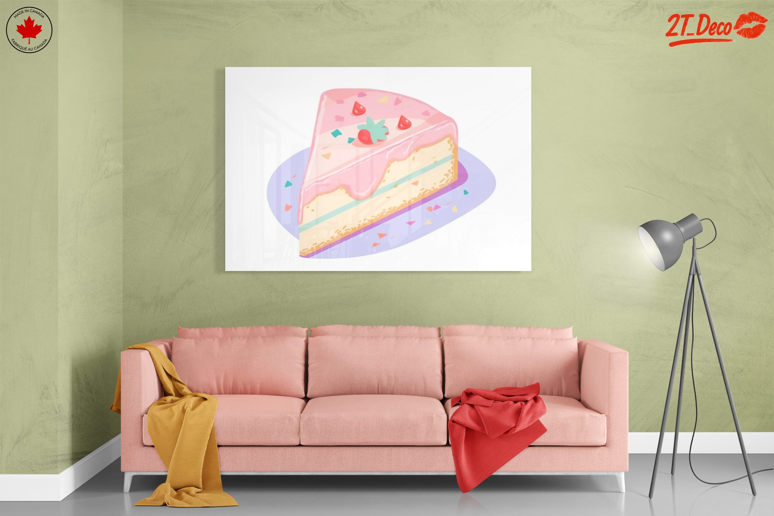 Cute Dessert Art Featuring Colorful Cake - Image 7