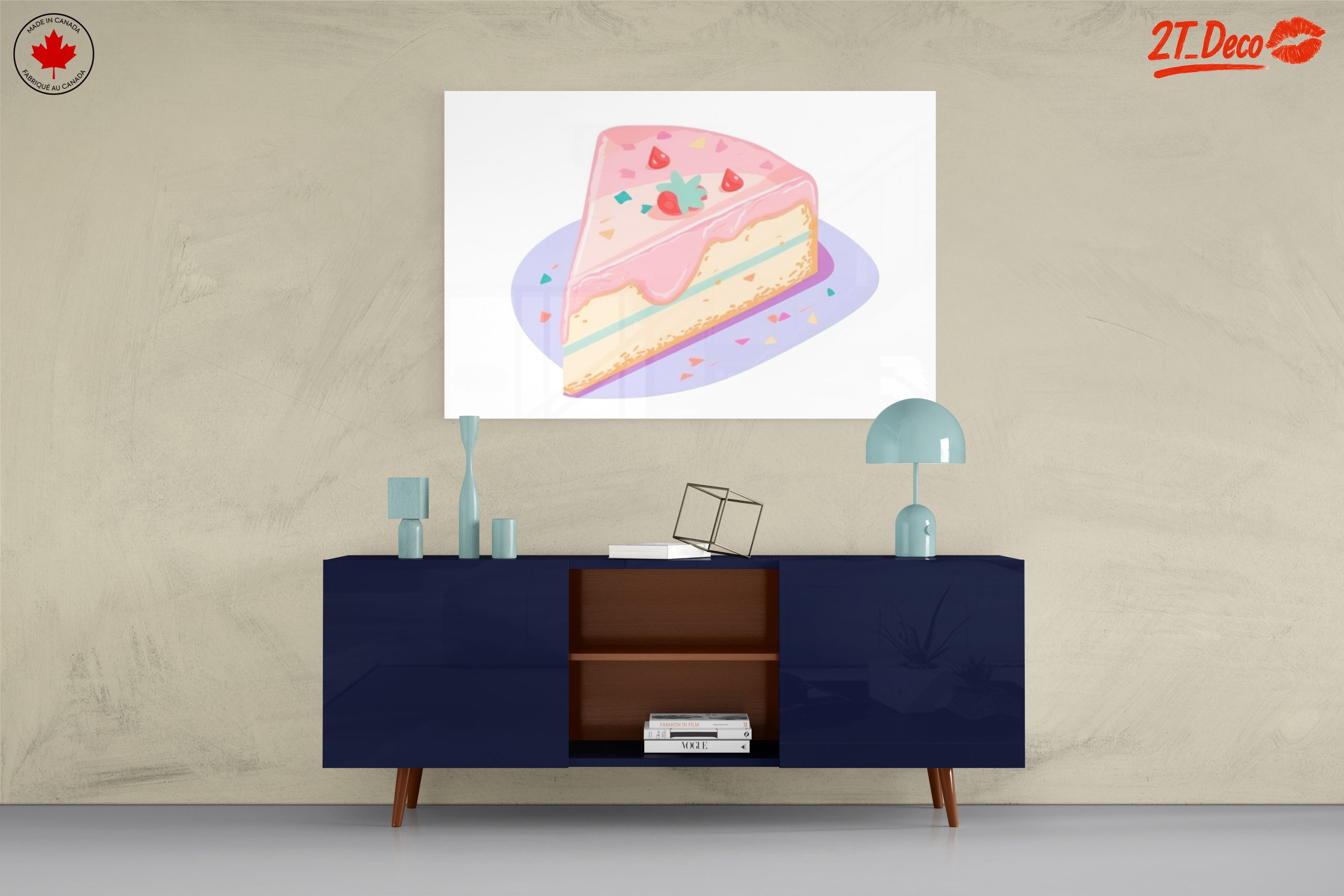Cute Dessert Art Featuring Colorful Cake - Image 8