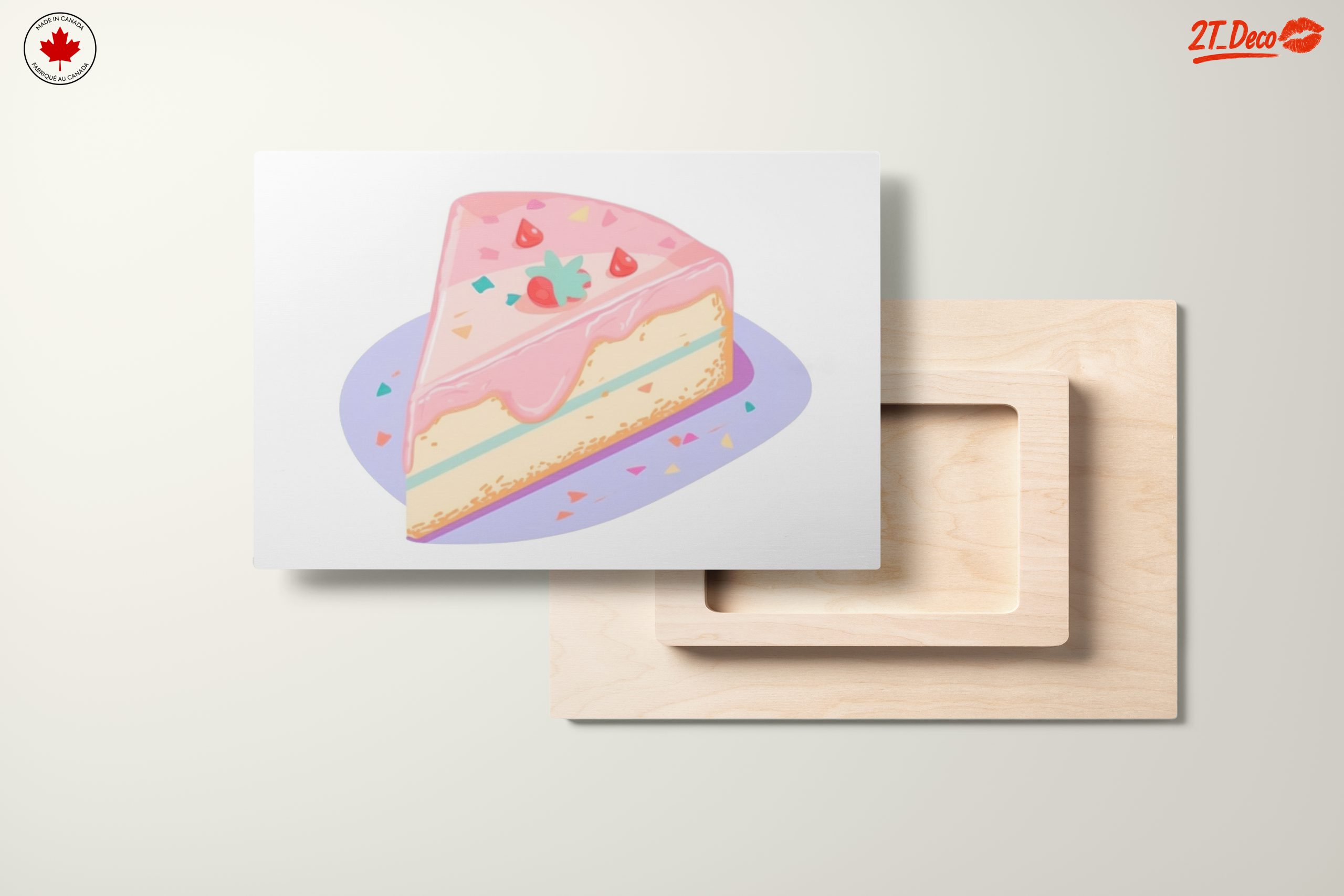 Cute Dessert Art Featuring Colorful Cake - Image 11