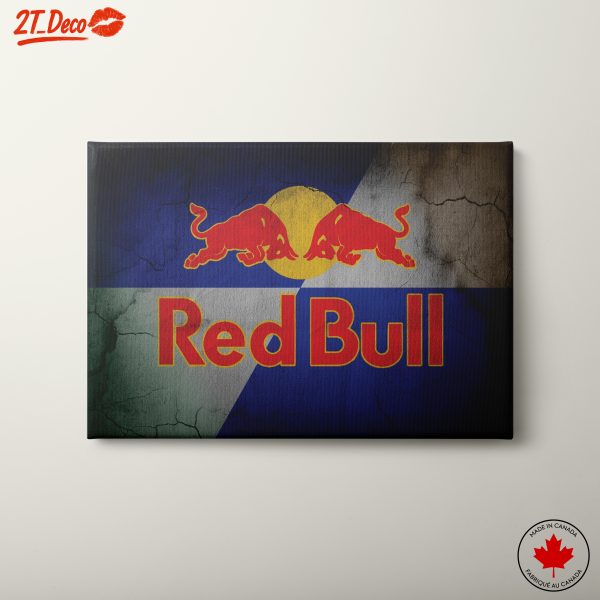 Red Bull Logo in Pop Art Style