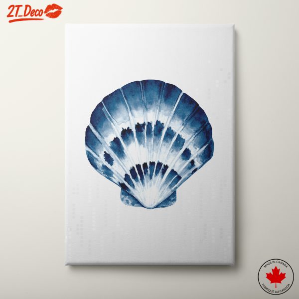 Watercolor Nautical Shell Art