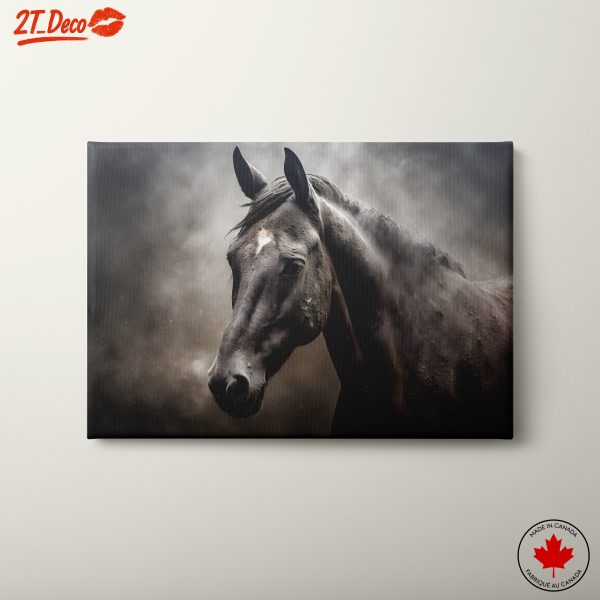 Majestic Black Horse