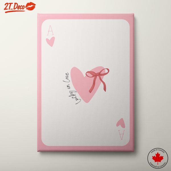 Lucky In Love Heart Card Art