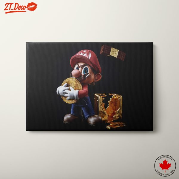 Stylized Character Artwork Featuring Iconic Gamer