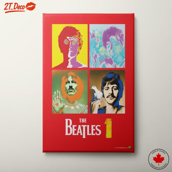 Colorful Beatles Art for Music Lovers
