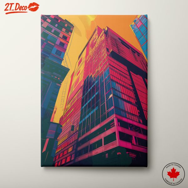 Vibrant Urban Architectural Art