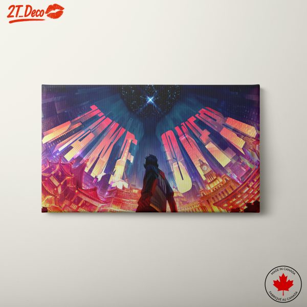 Vibrant Anime Cityscape Art