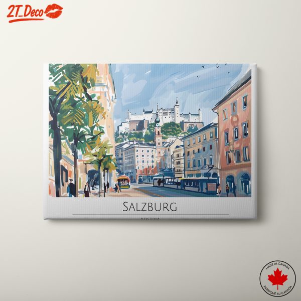 Salzburg Cityscape Art