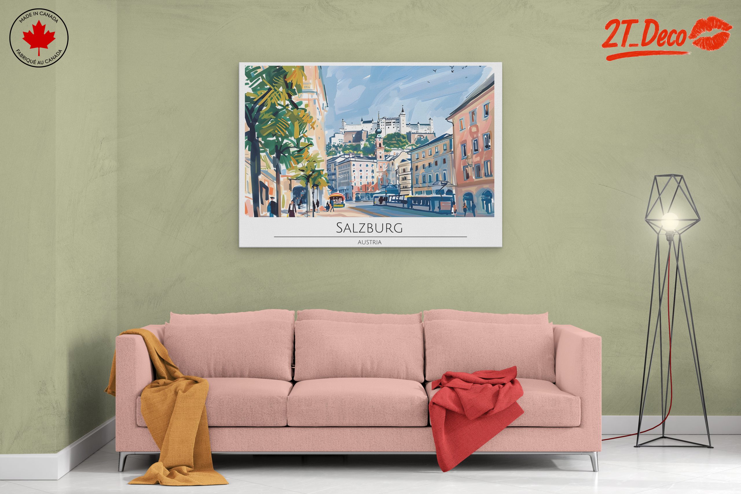 Salzburg Cityscape Art - Image 2