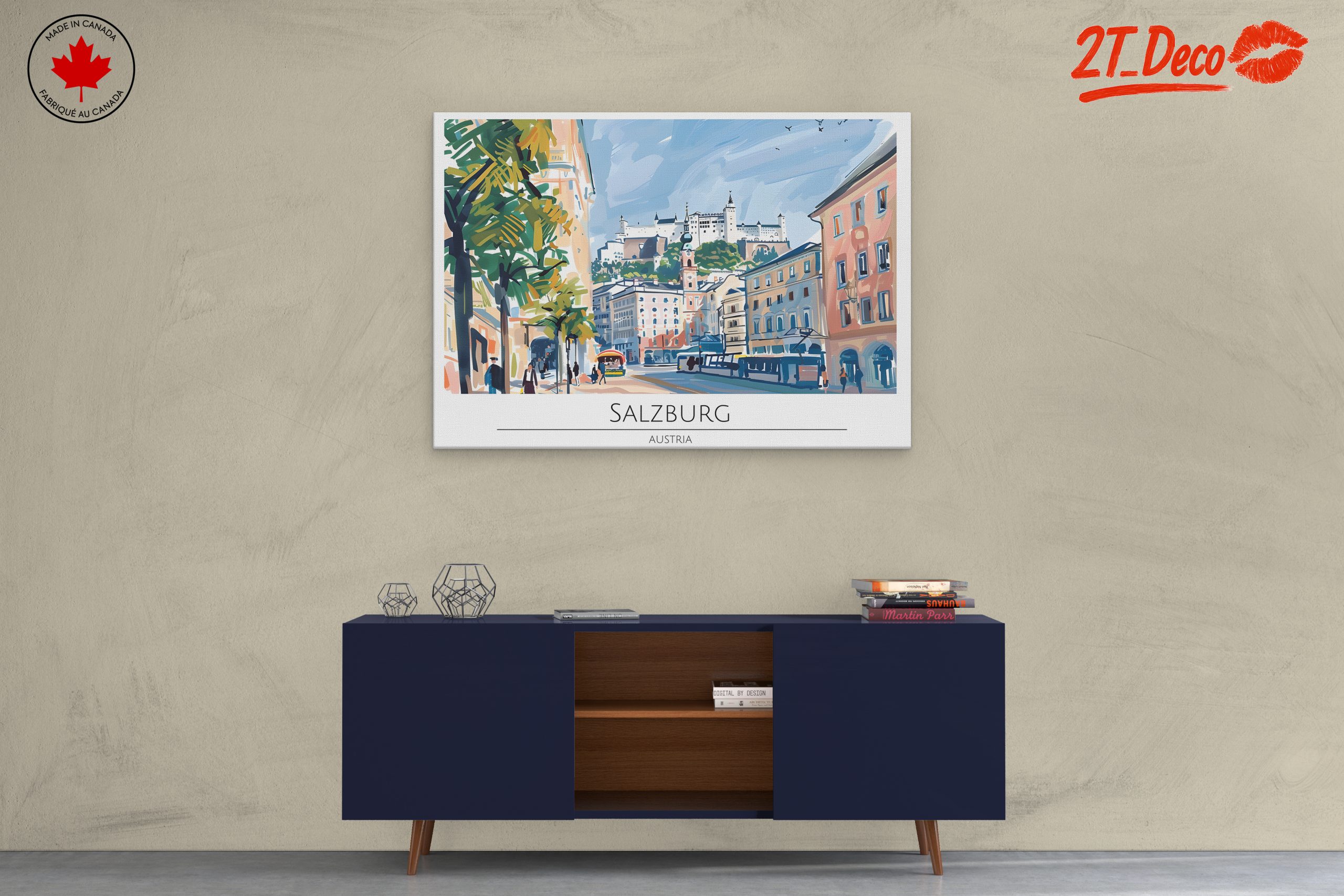 Salzburg Cityscape Art - Image 3