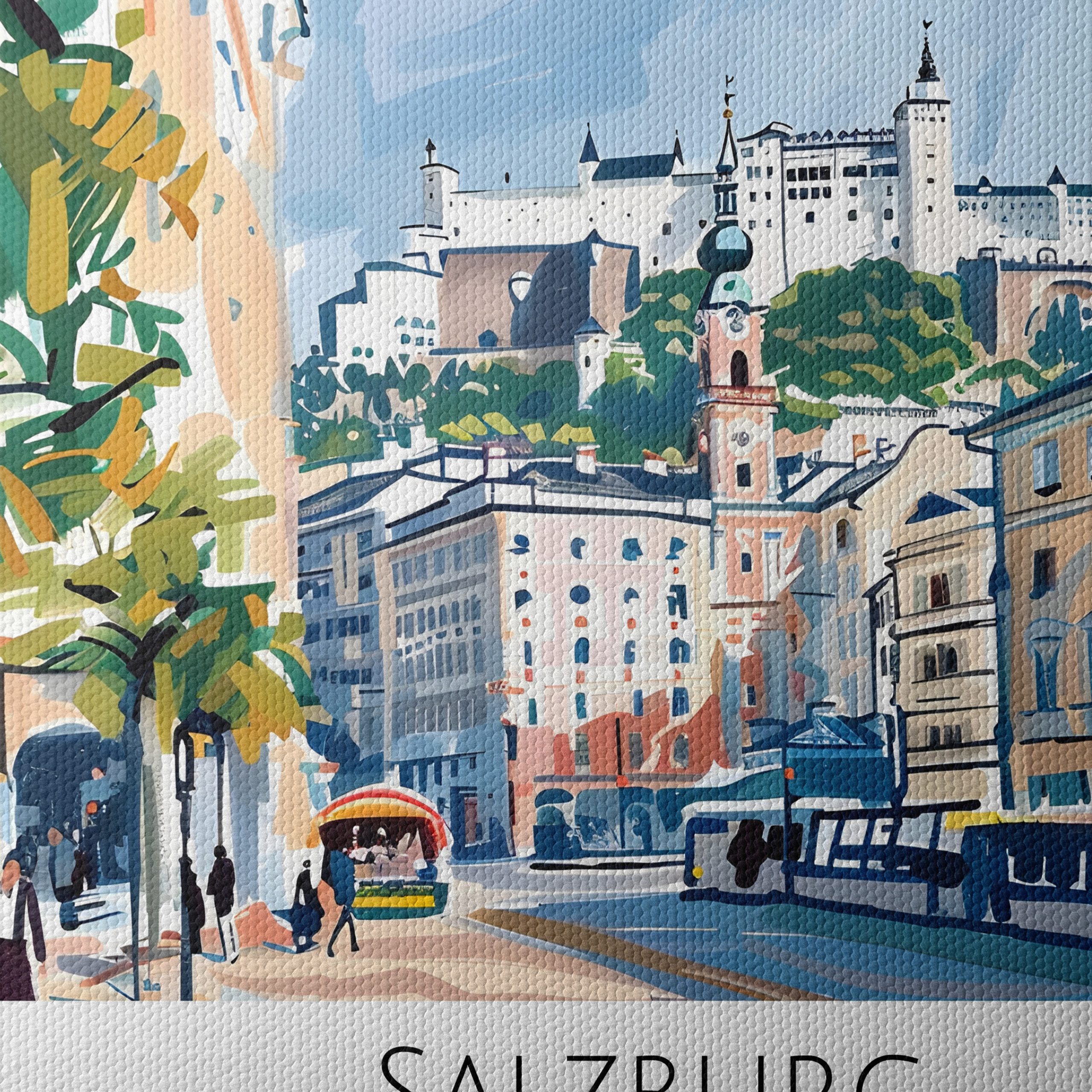 Salzburg Cityscape Art - Image 4
