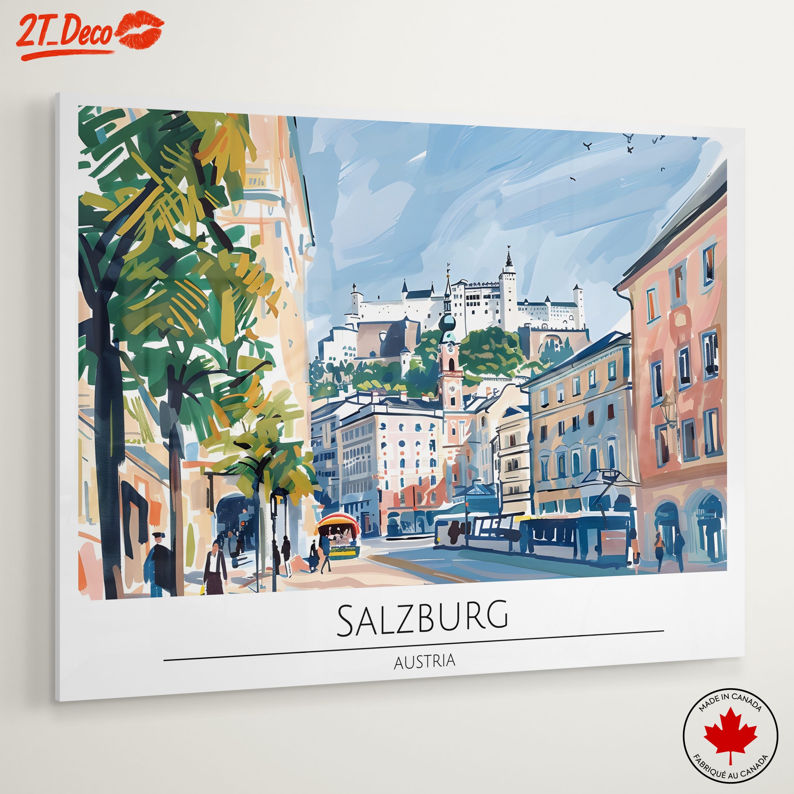 Salzburg Cityscape Art - Image 6