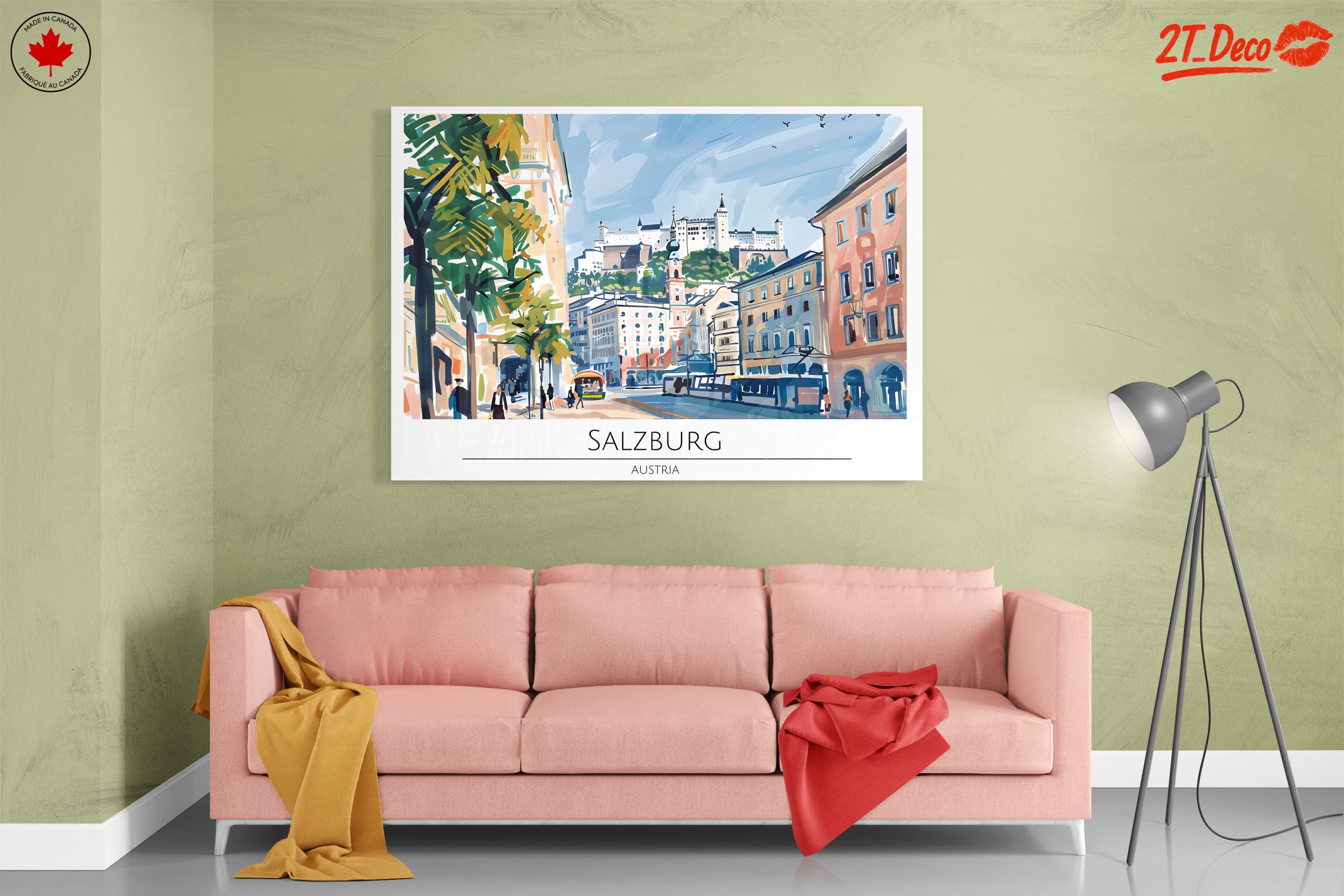 Salzburg Cityscape Art - Image 7