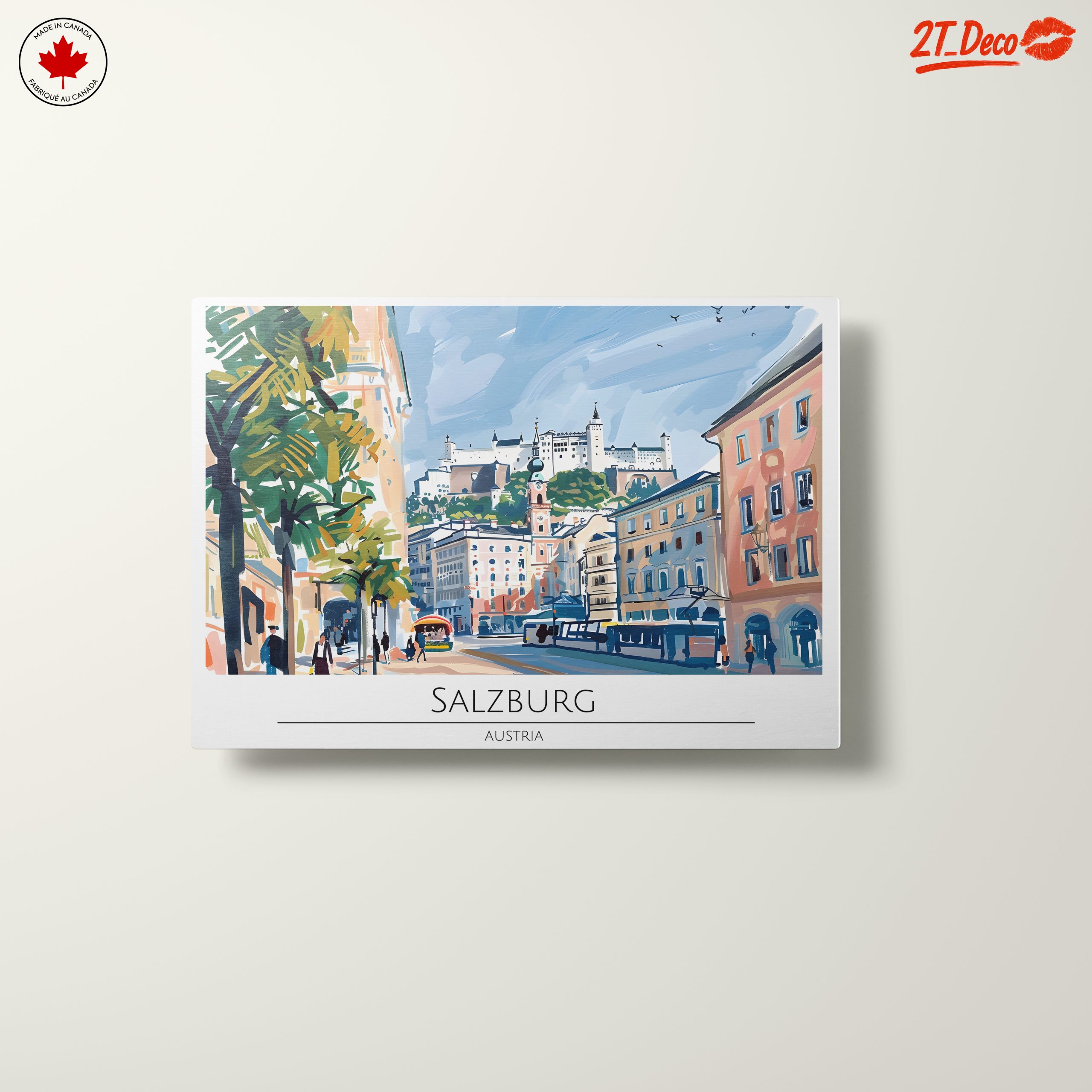 Salzburg Cityscape Art - Image 10