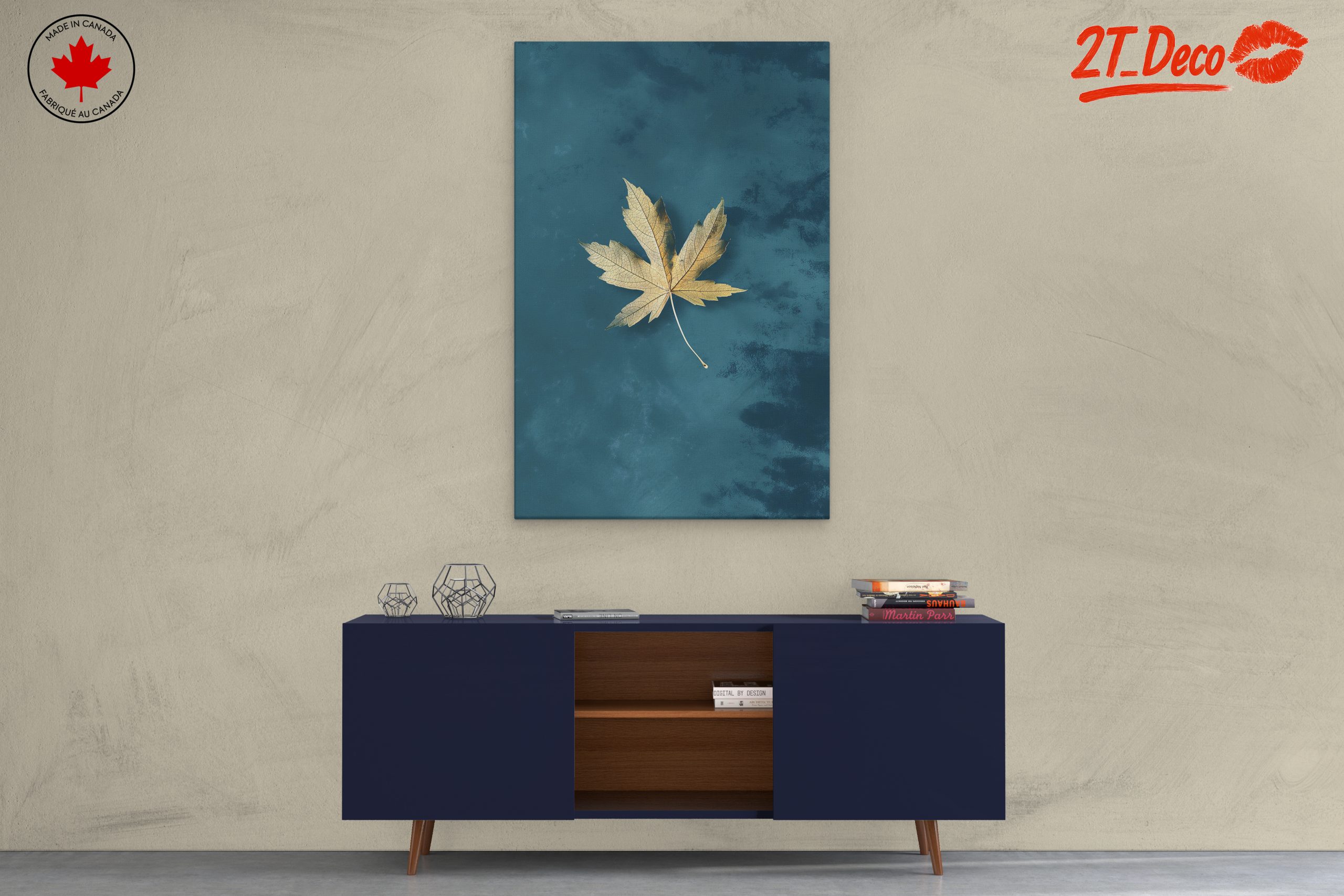 Elegant Minimalist Leaf Art for Modern Decor - Image 3