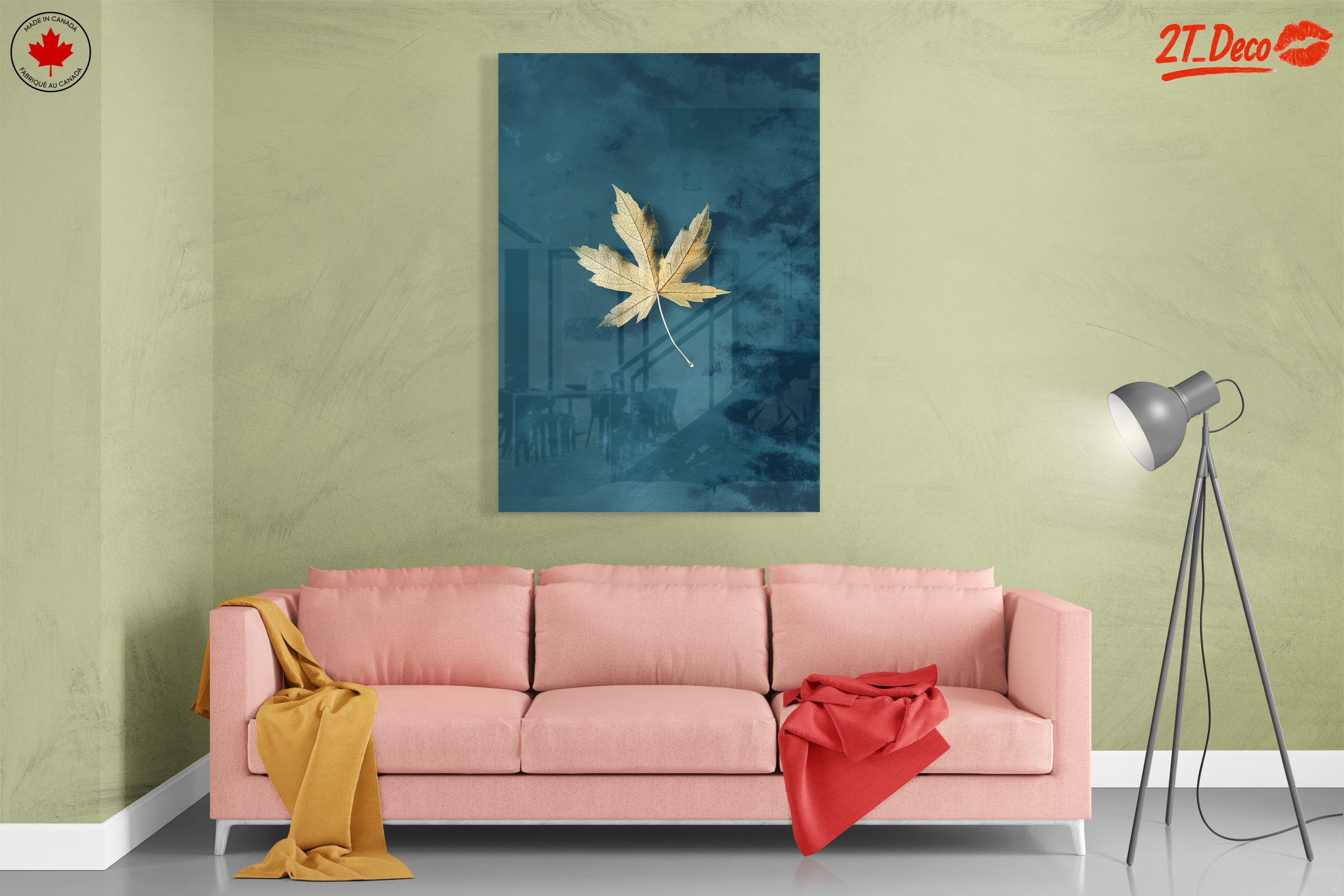 Elegant Minimalist Leaf Art for Modern Decor - Image 7