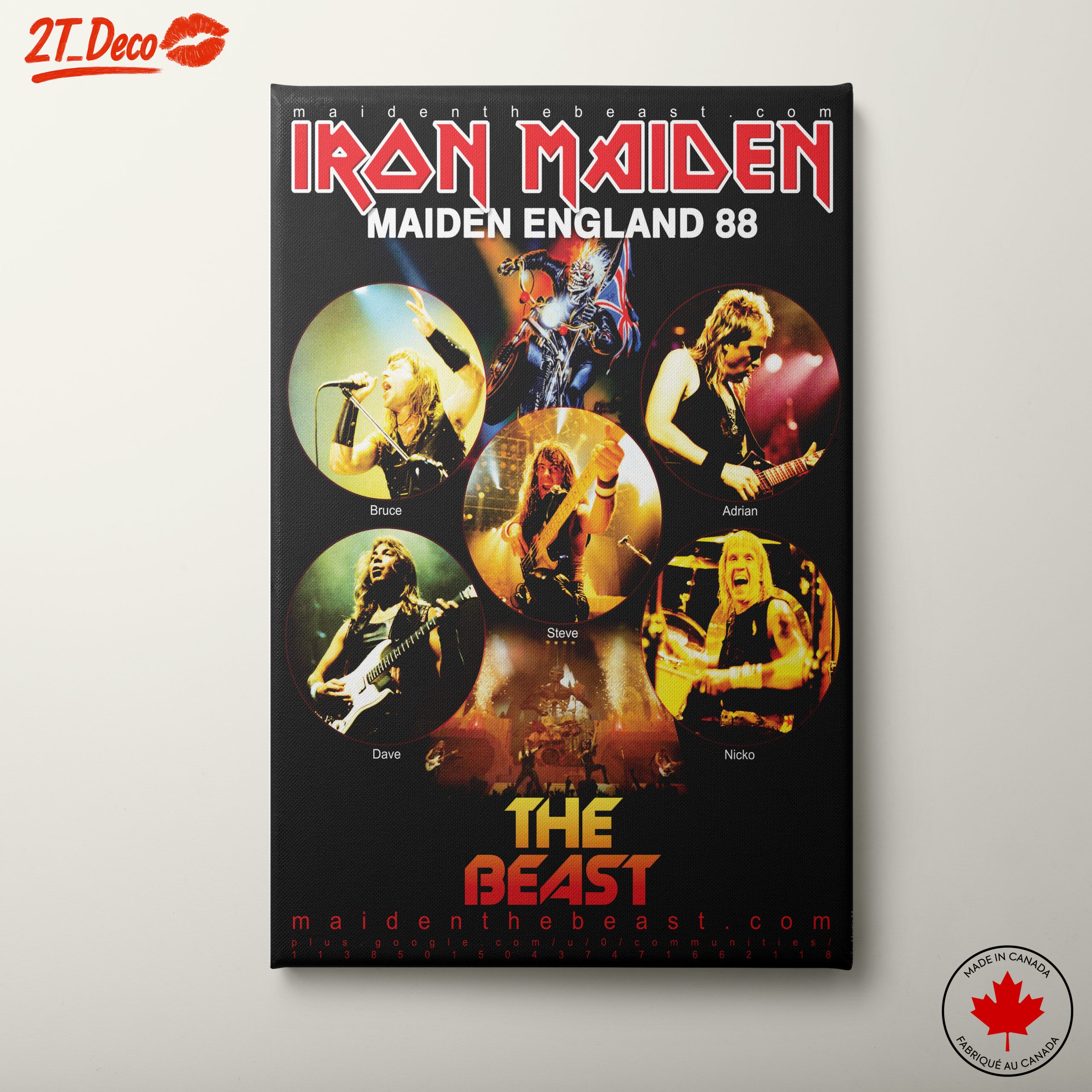 Iron Maiden Live Concert Artwork