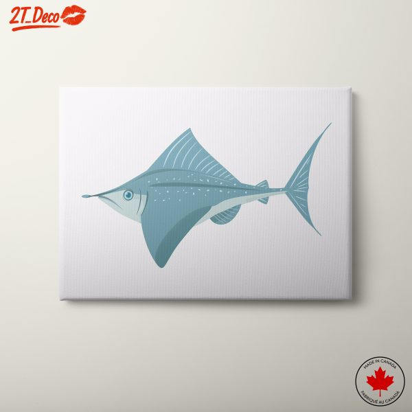 Stylized Aquatic Animal Artwork