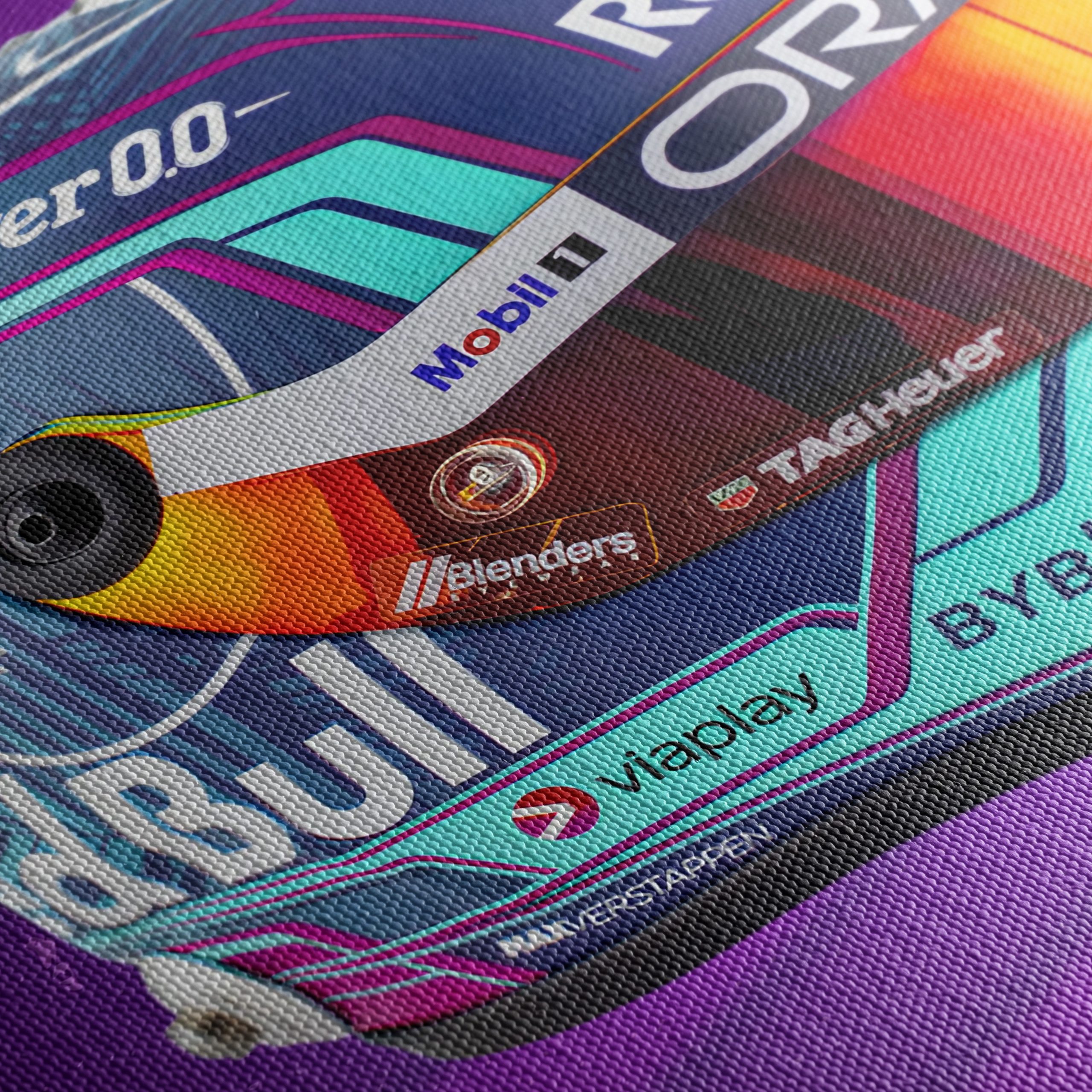 Max Verstappen Racing Helmet Art - Image 5