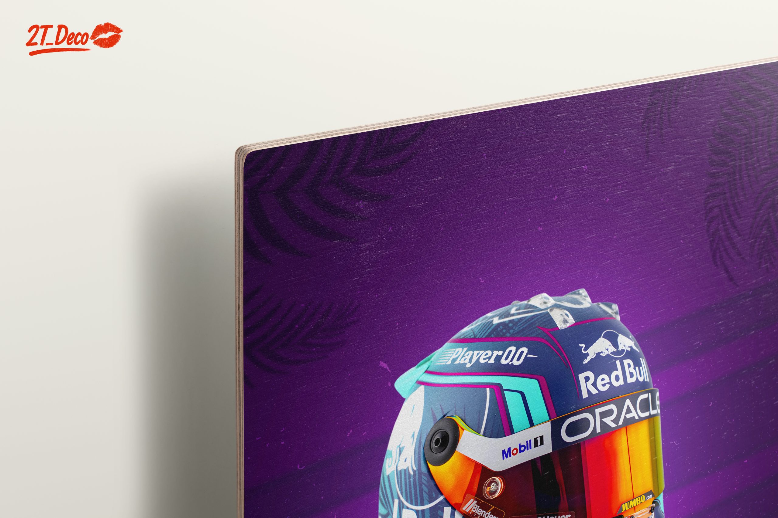 Max Verstappen Racing Helmet Art - Image 15