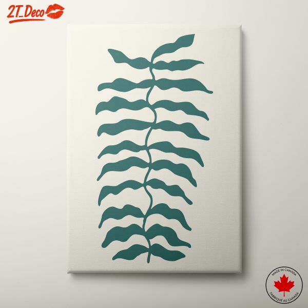 Stylized Botanical Art for Modern Interiors