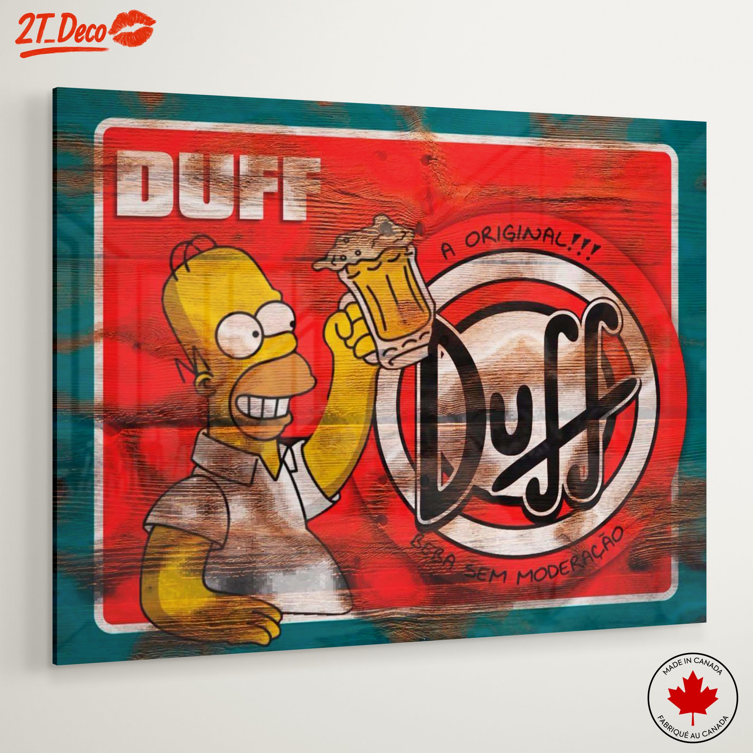 Homer Simpson Duff Beer Art - Image 6