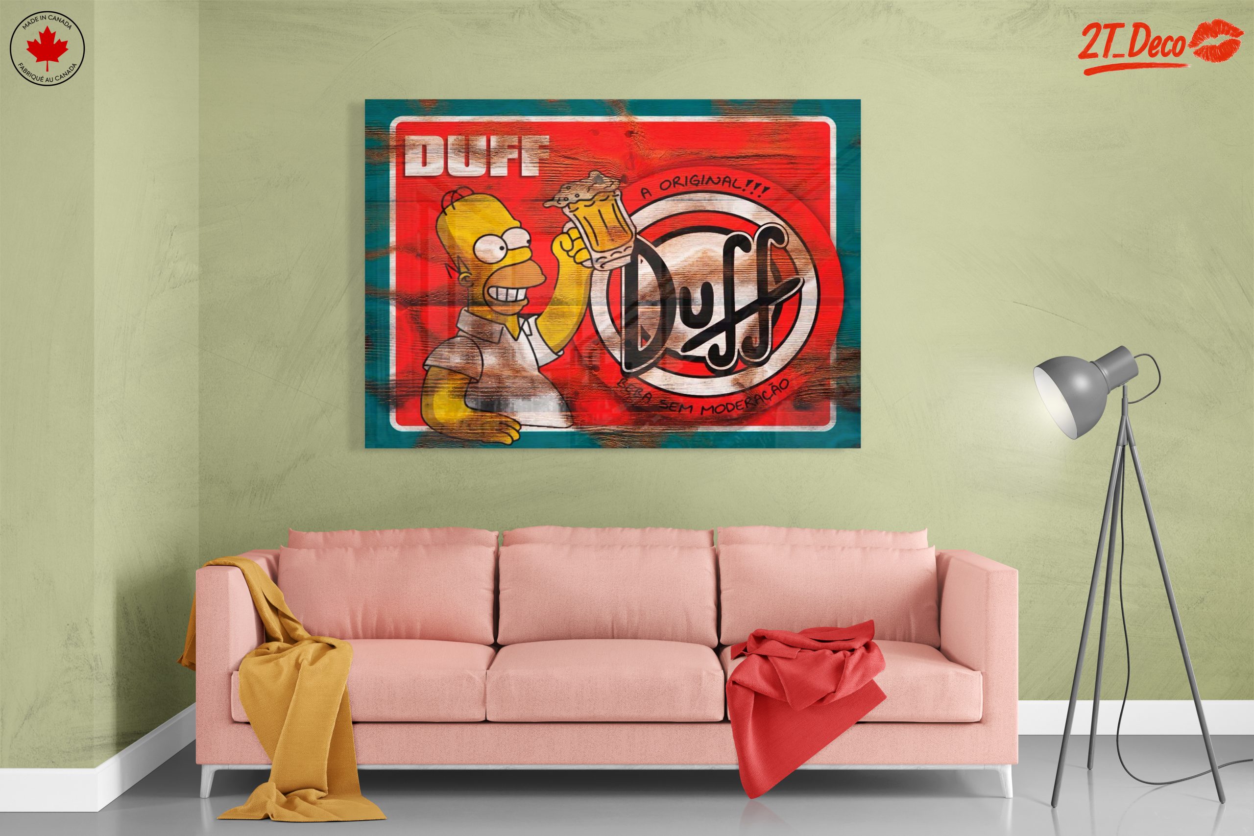 Homer Simpson Duff Beer Art - Image 7