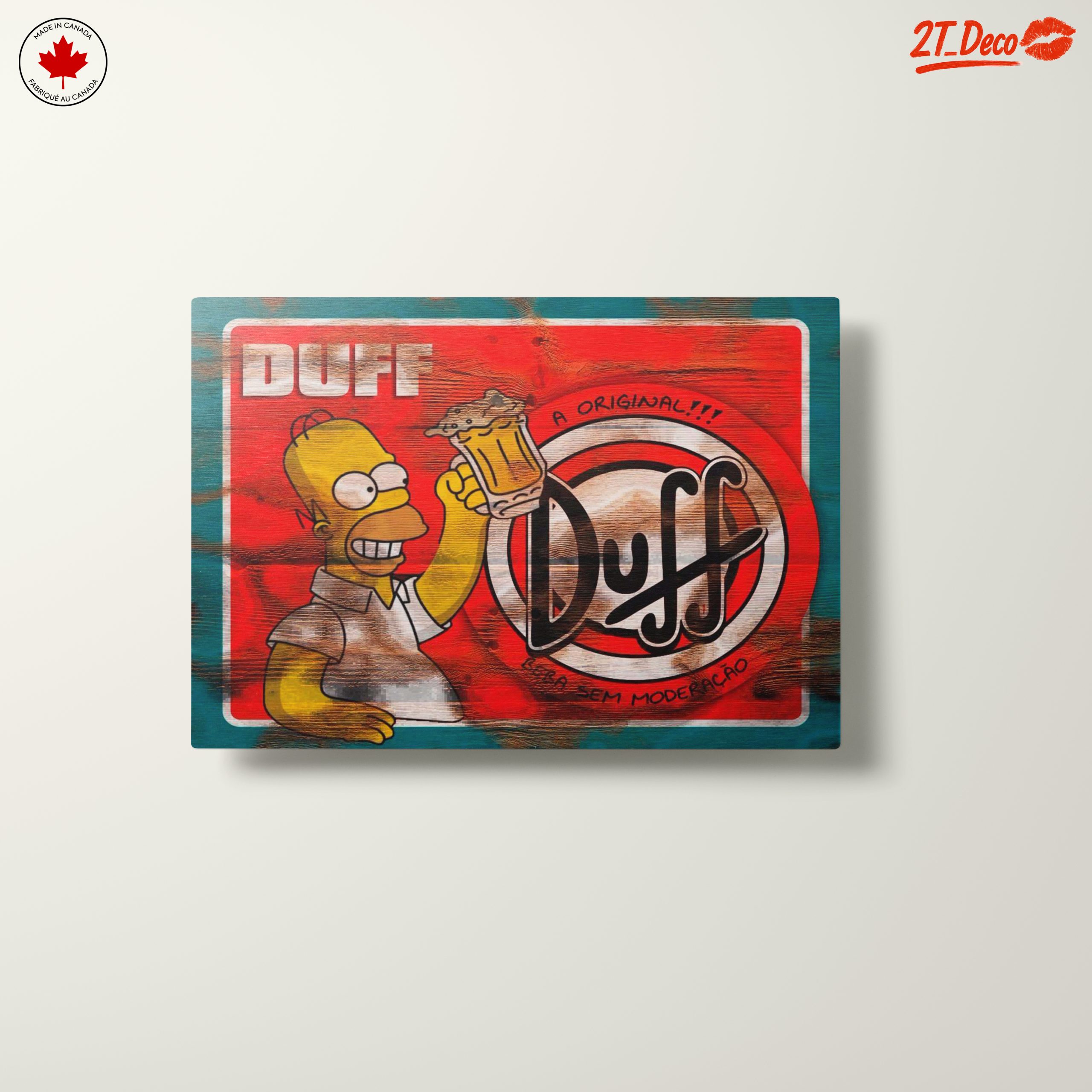 Homer Simpson Duff Beer Art - Image 10