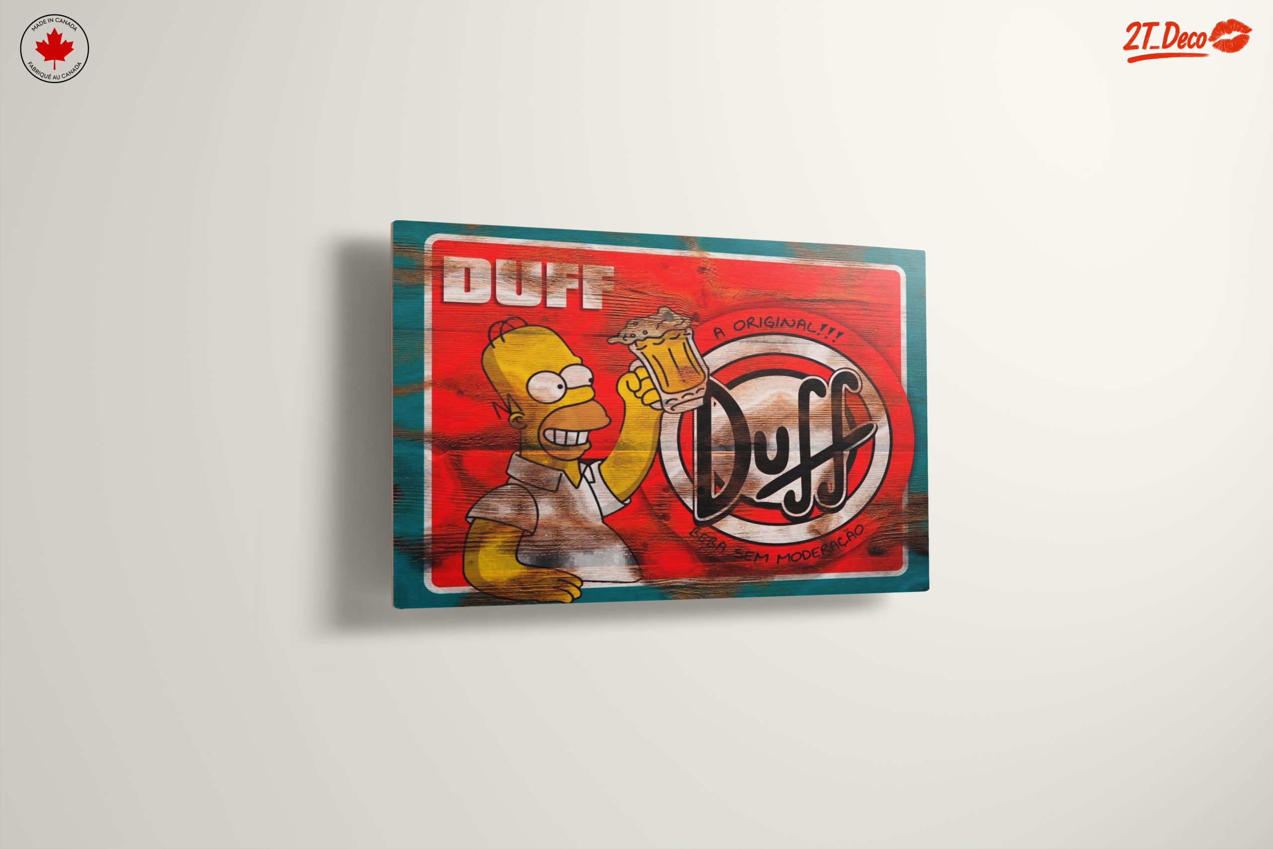 Homer Simpson Duff Beer Art - Image 13