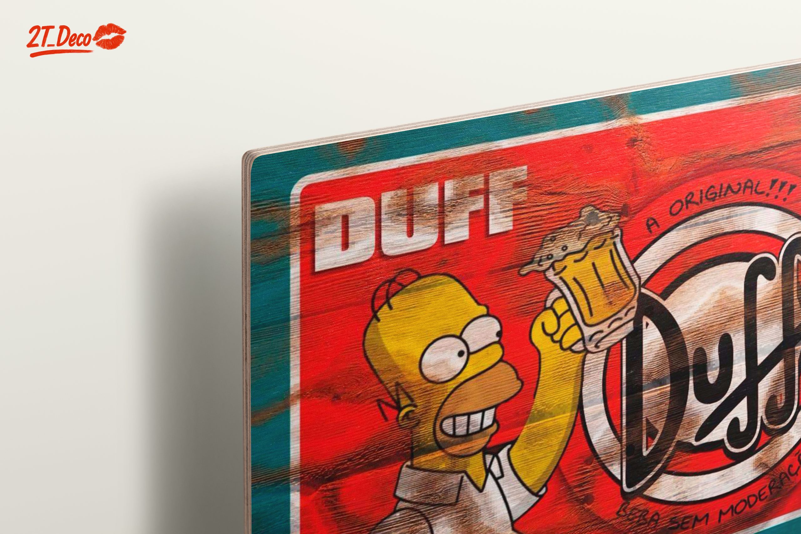 Homer Simpson Duff Beer Art - Image 15