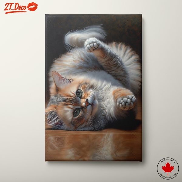 Playful Cat for Home Decor