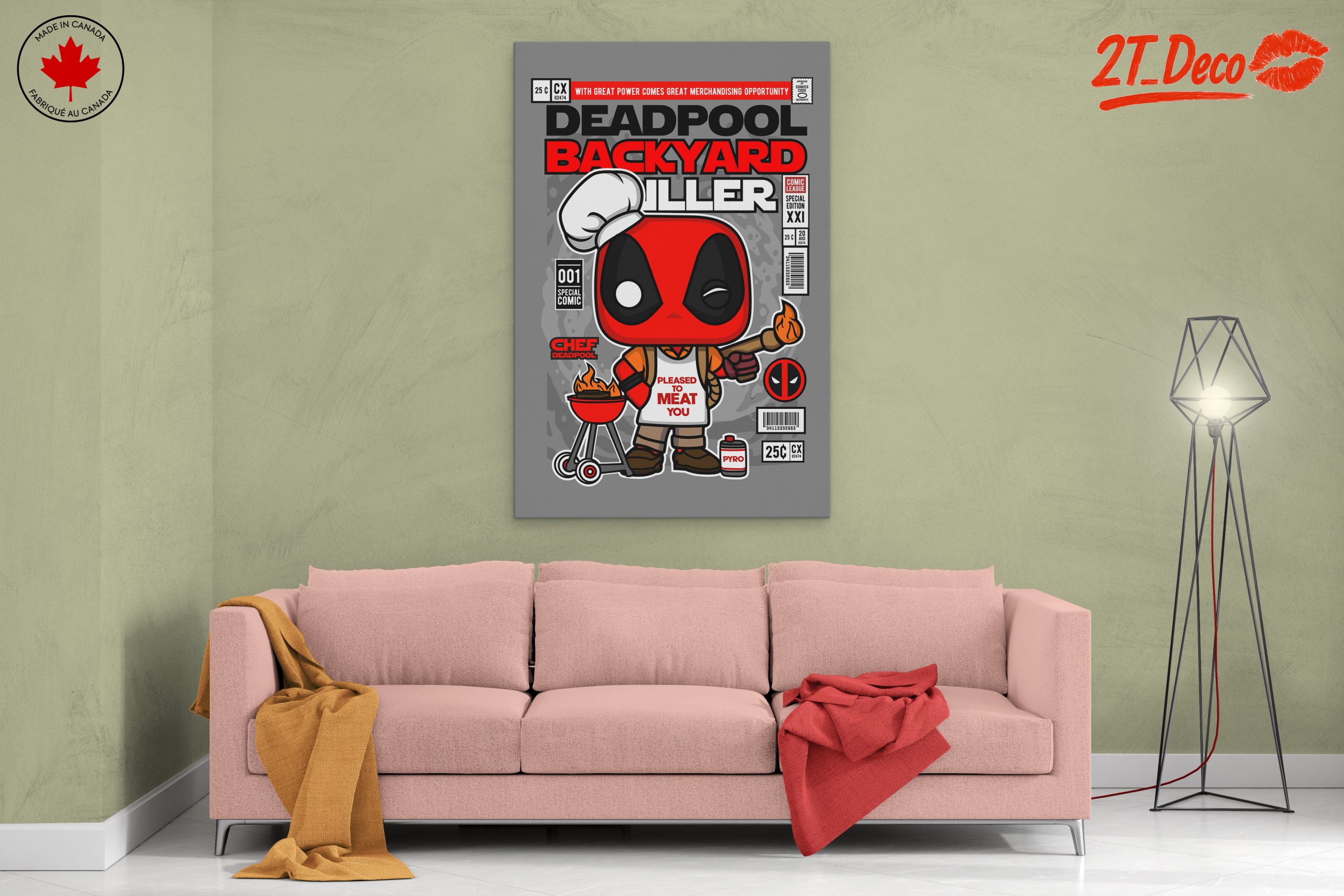 Deadpool Backyard Grilling Art - Image 2