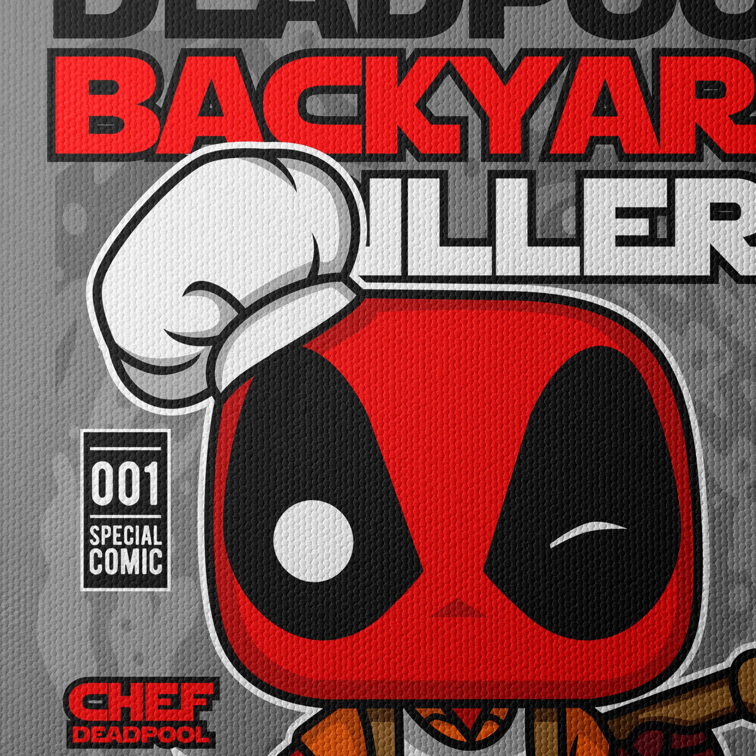 Deadpool Backyard Grilling Art - Image 4
