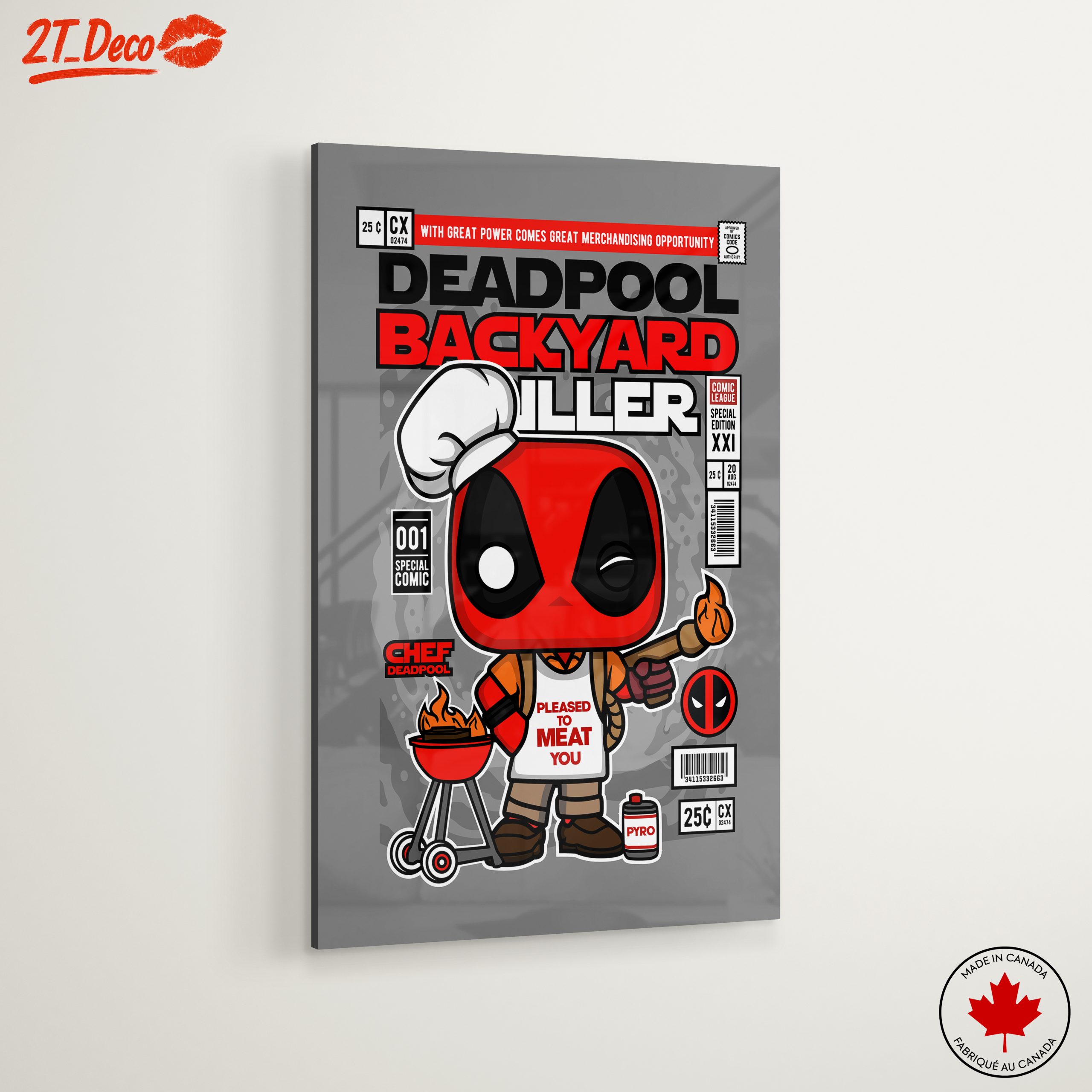 Deadpool Backyard Grilling Art - Image 6