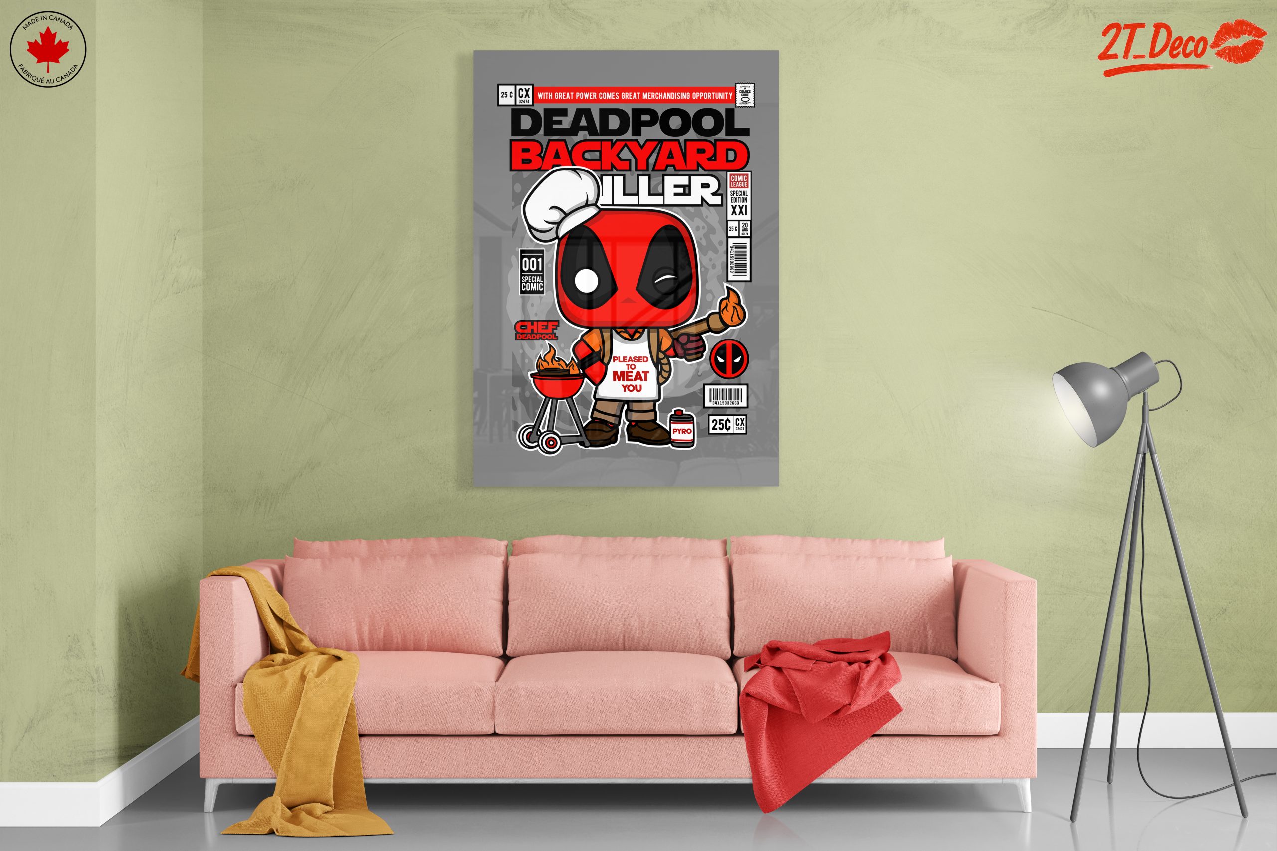 Deadpool Backyard Grilling Art - Image 7