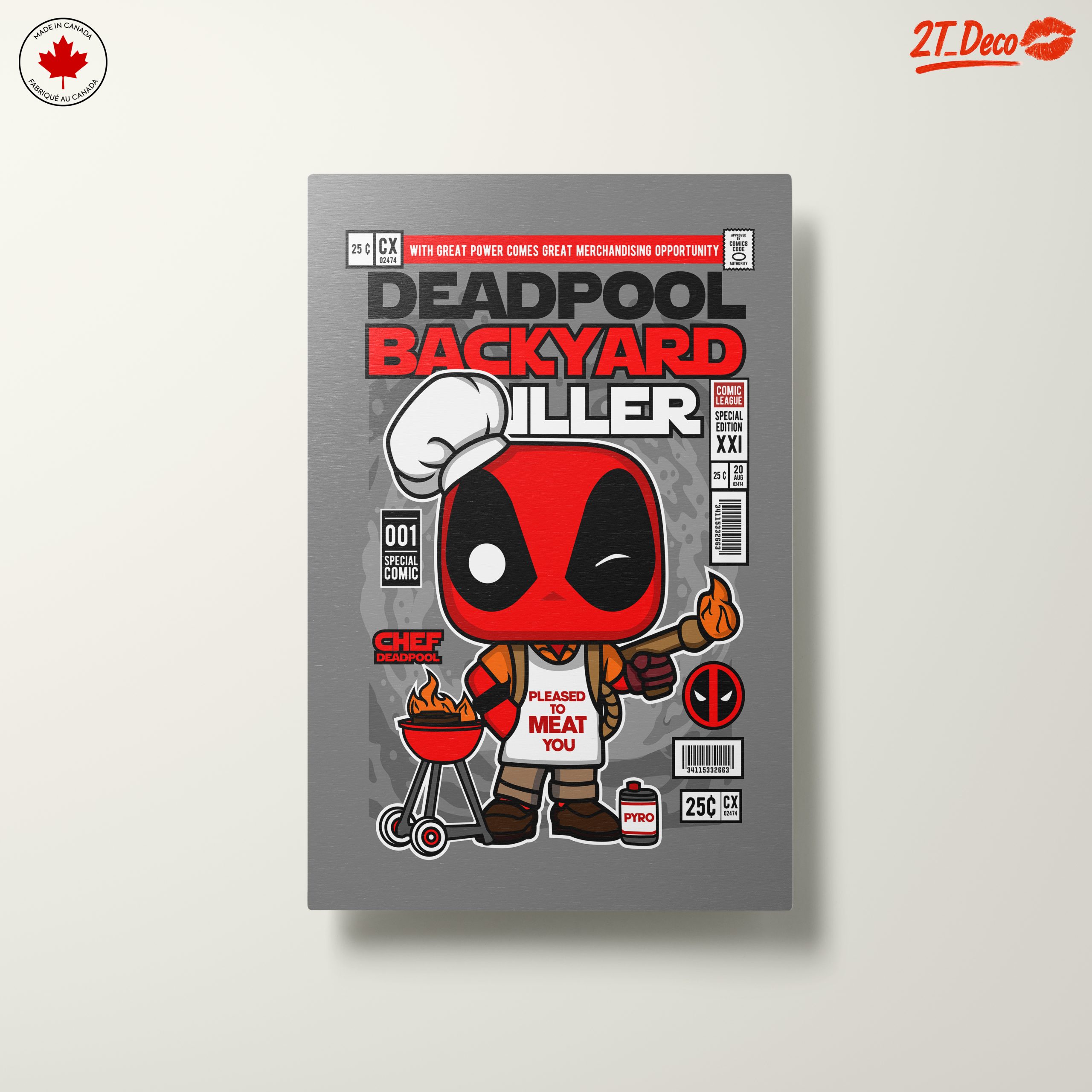 Deadpool Backyard Grilling Art - Image 10
