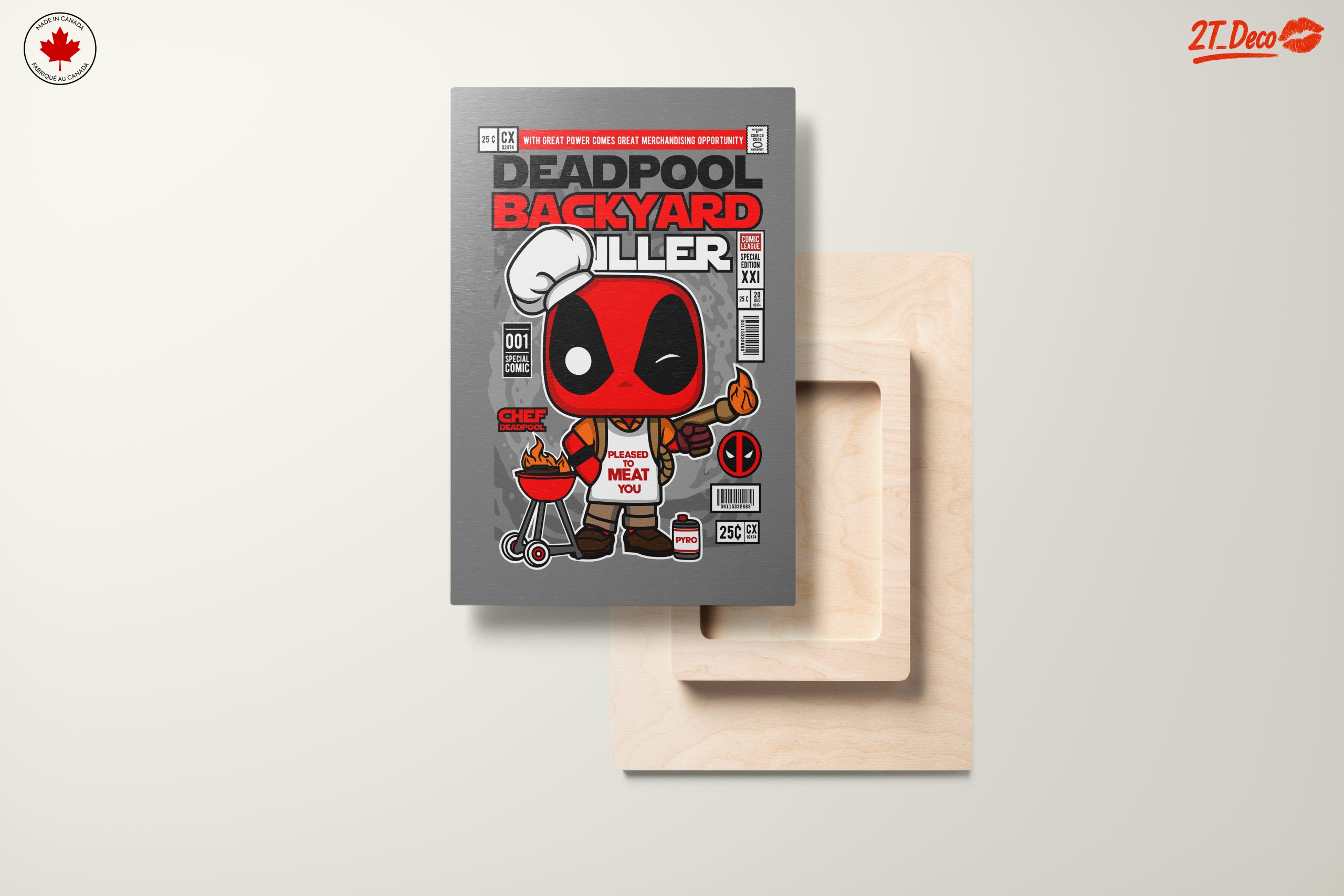 Deadpool Backyard Grilling Art - Image 11