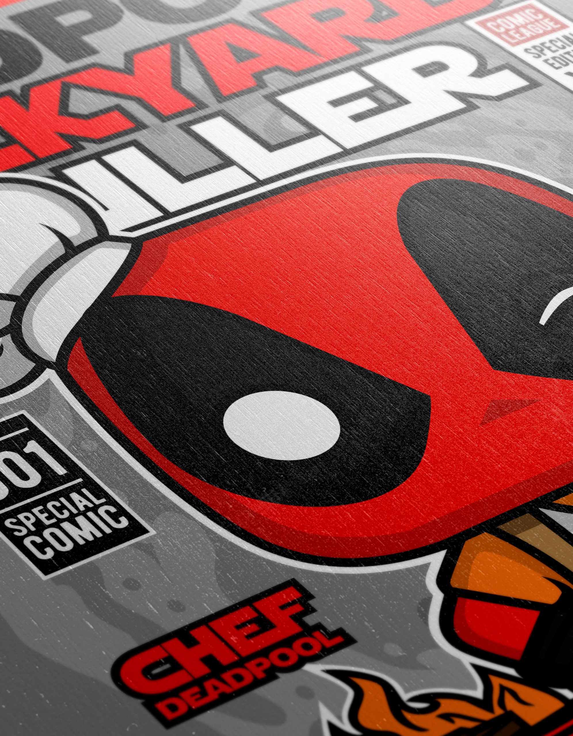 Deadpool Backyard Grilling Art - Image 12