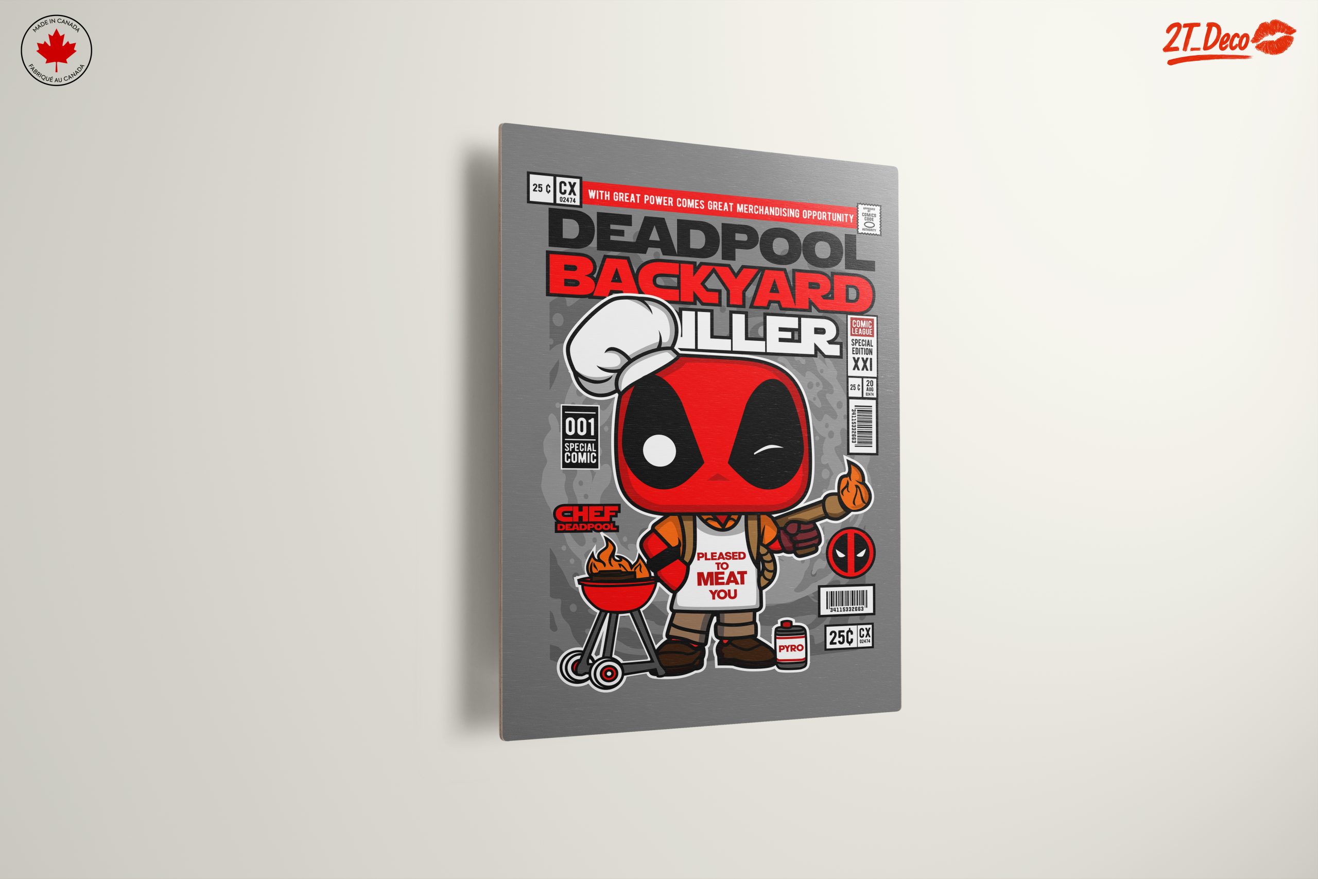 Deadpool Backyard Grilling Art - Image 13
