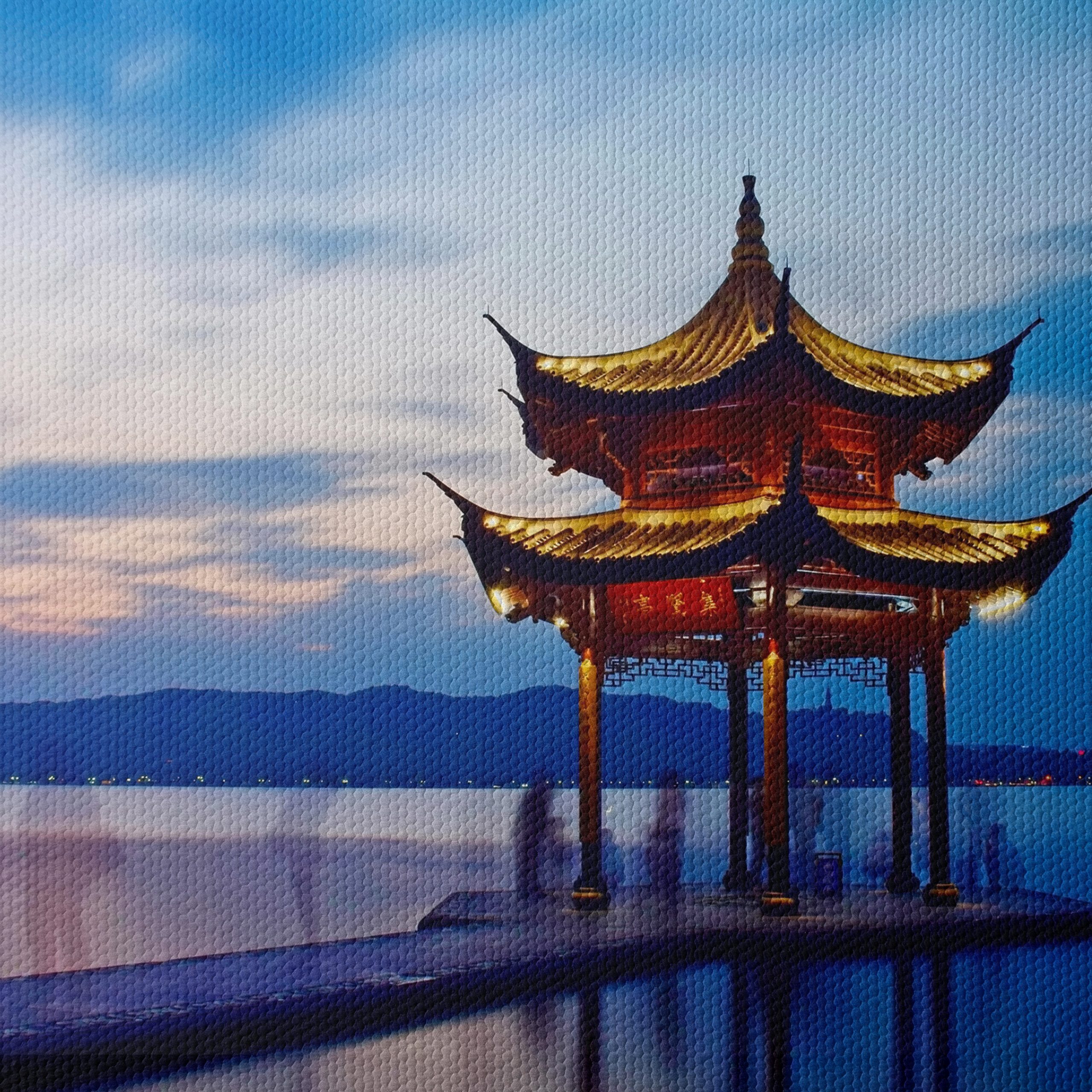 Serene Nature Landscape at Dusk - Image 4