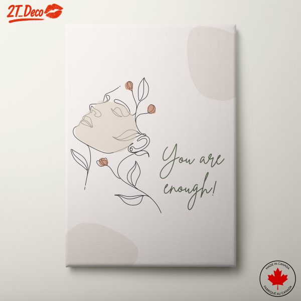 Abstract Floral Portrait of Affirmation